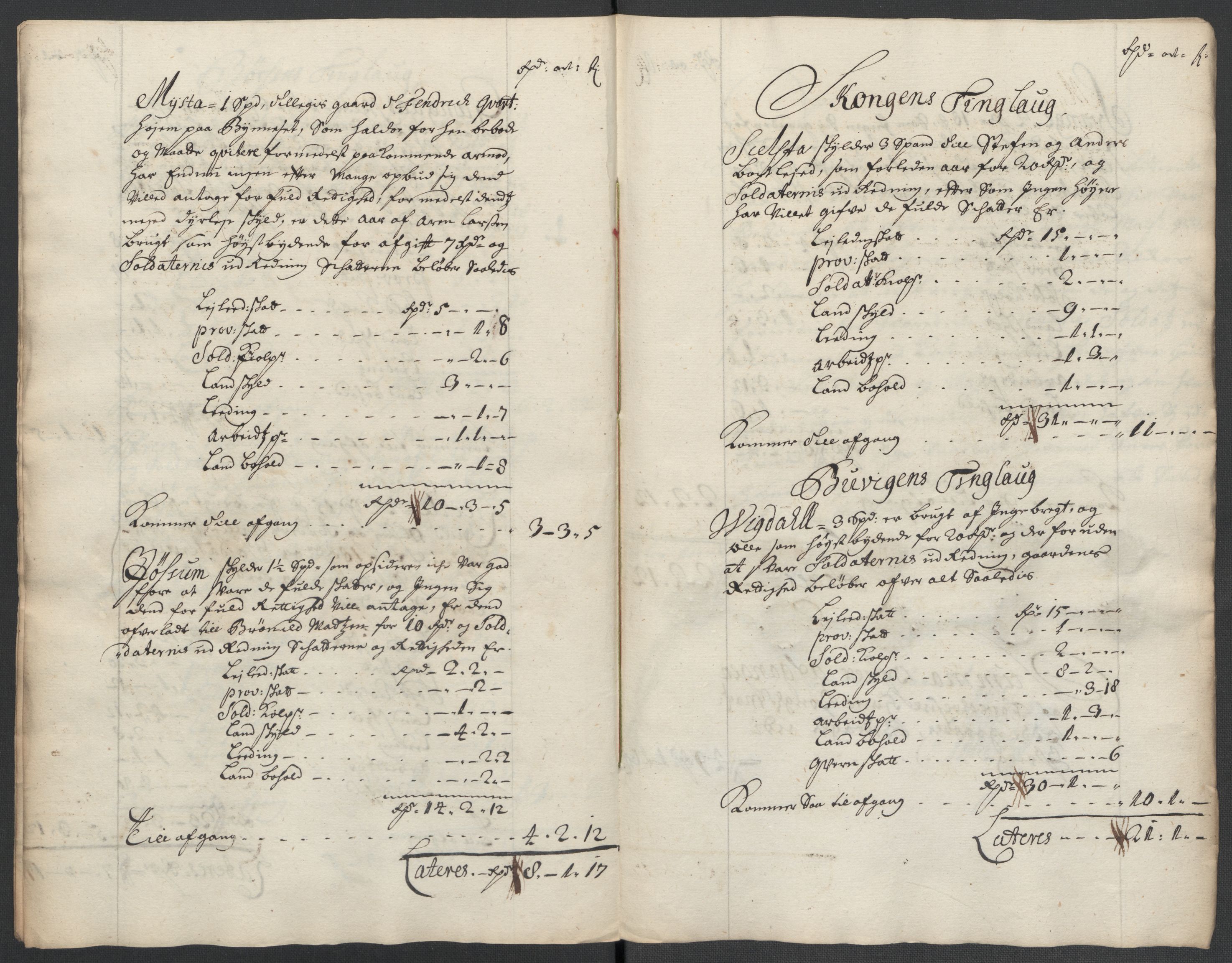 Rentekammeret inntil 1814, Reviderte regnskaper, Fogderegnskap, AV/RA-EA-4092/R61/L4111: Fogderegnskap Strinda og Selbu, 1709-1710, p. 183