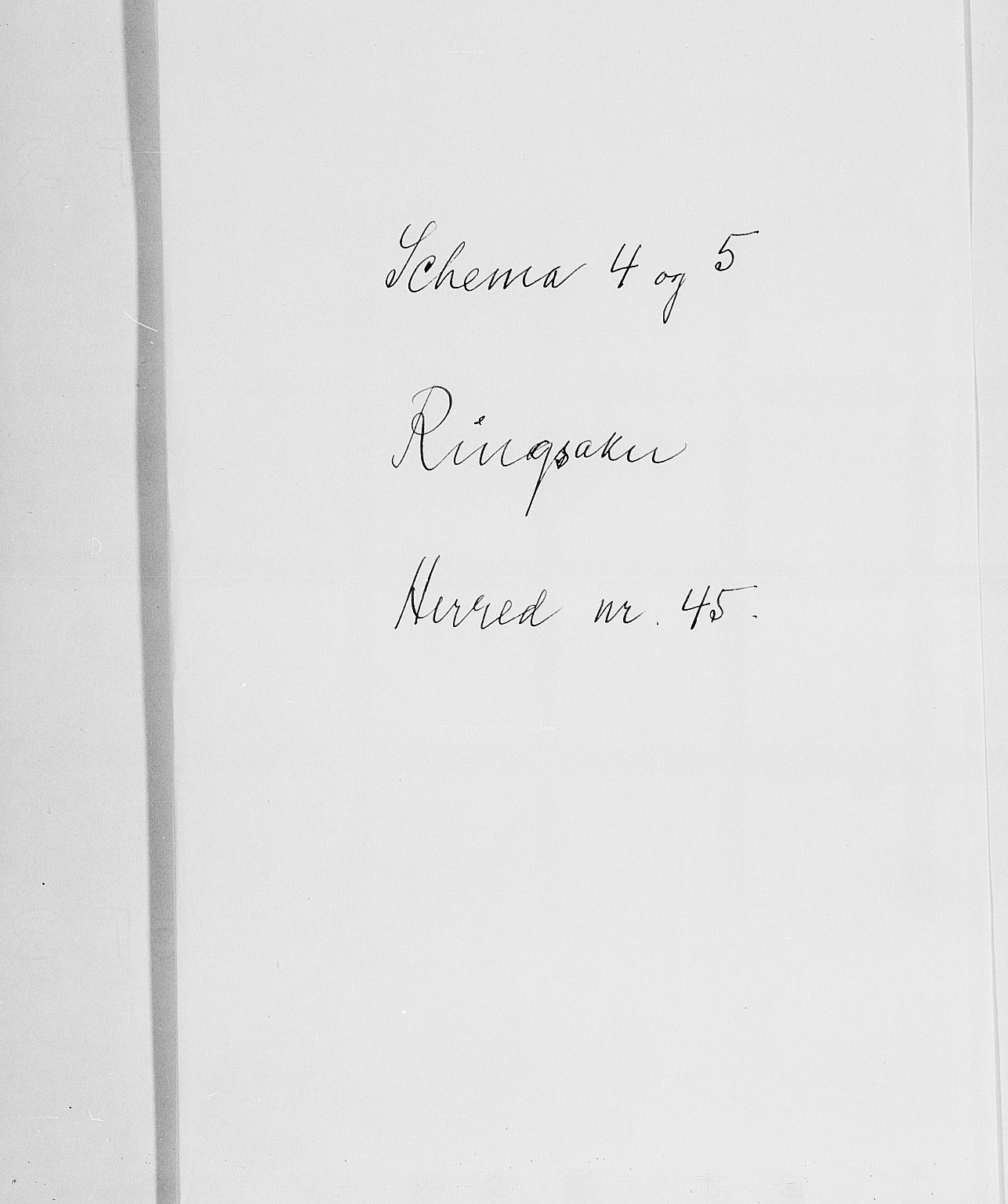 SAH, 1900 census for Ringsaker, 1900, p. 1