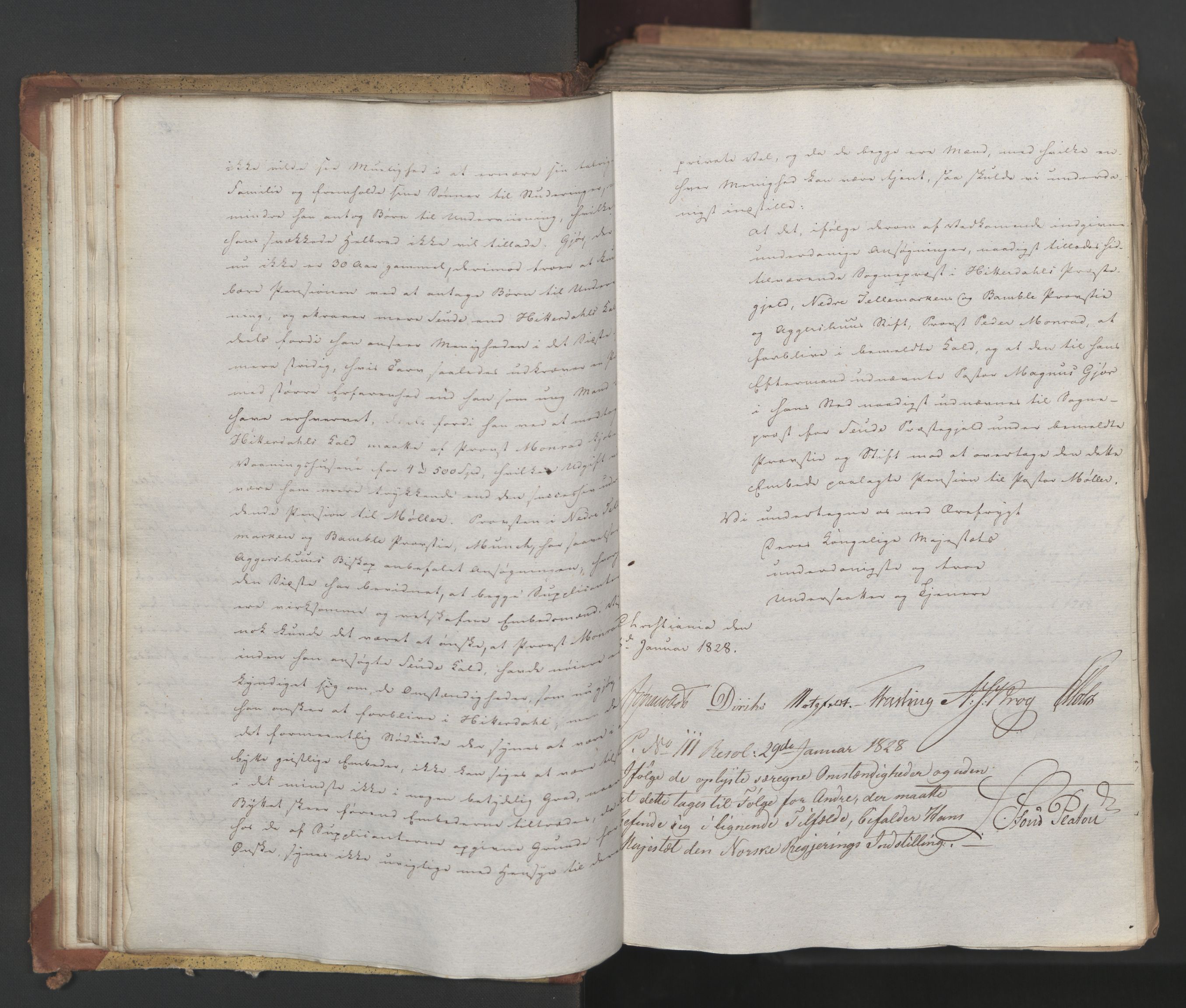 Statsrådsavdelingen i Stockholm, AV/RA-S-1003/D/Da/L0054: Regjeringsinnstillinger nr. 1-230, 1828, p. 43