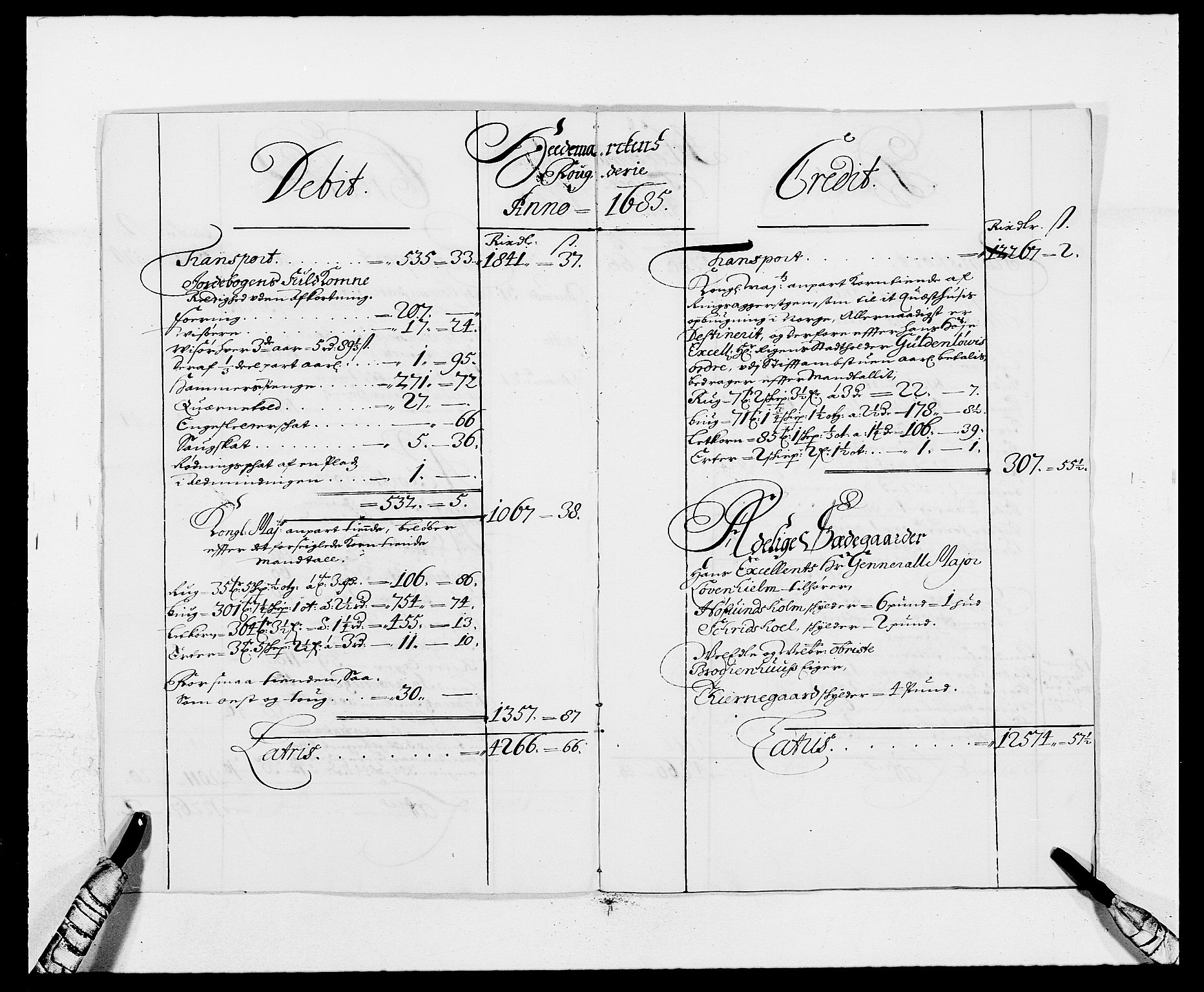 Rentekammeret inntil 1814, Reviderte regnskaper, Fogderegnskap, AV/RA-EA-4092/R16/L1026: Fogderegnskap Hedmark, 1685, p. 5