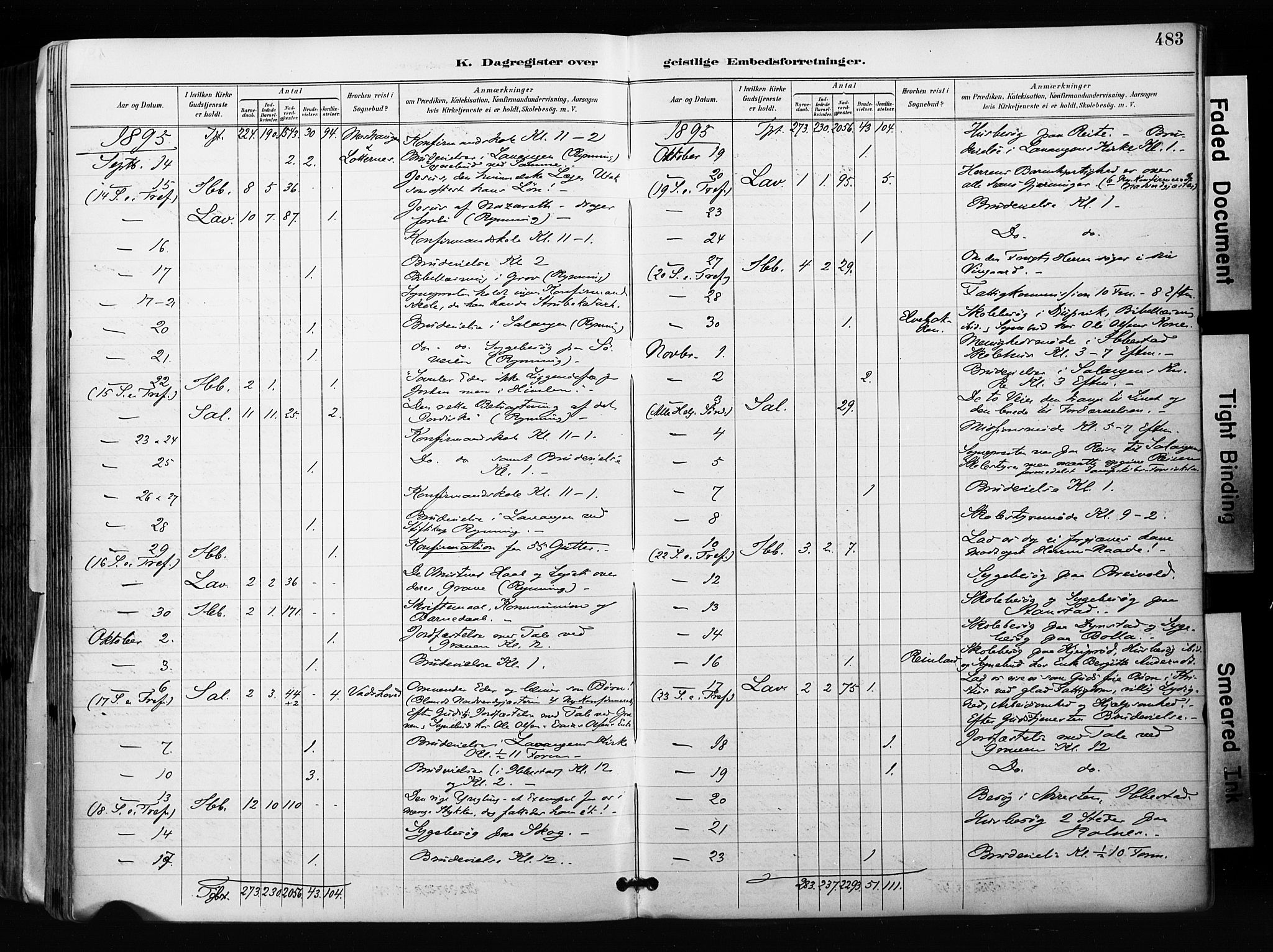 Ibestad sokneprestembete, SATØ/S-0077/H/Ha/Haa/L0012kirke: Parish register (official) no. 12, 1890-1900, p. 483