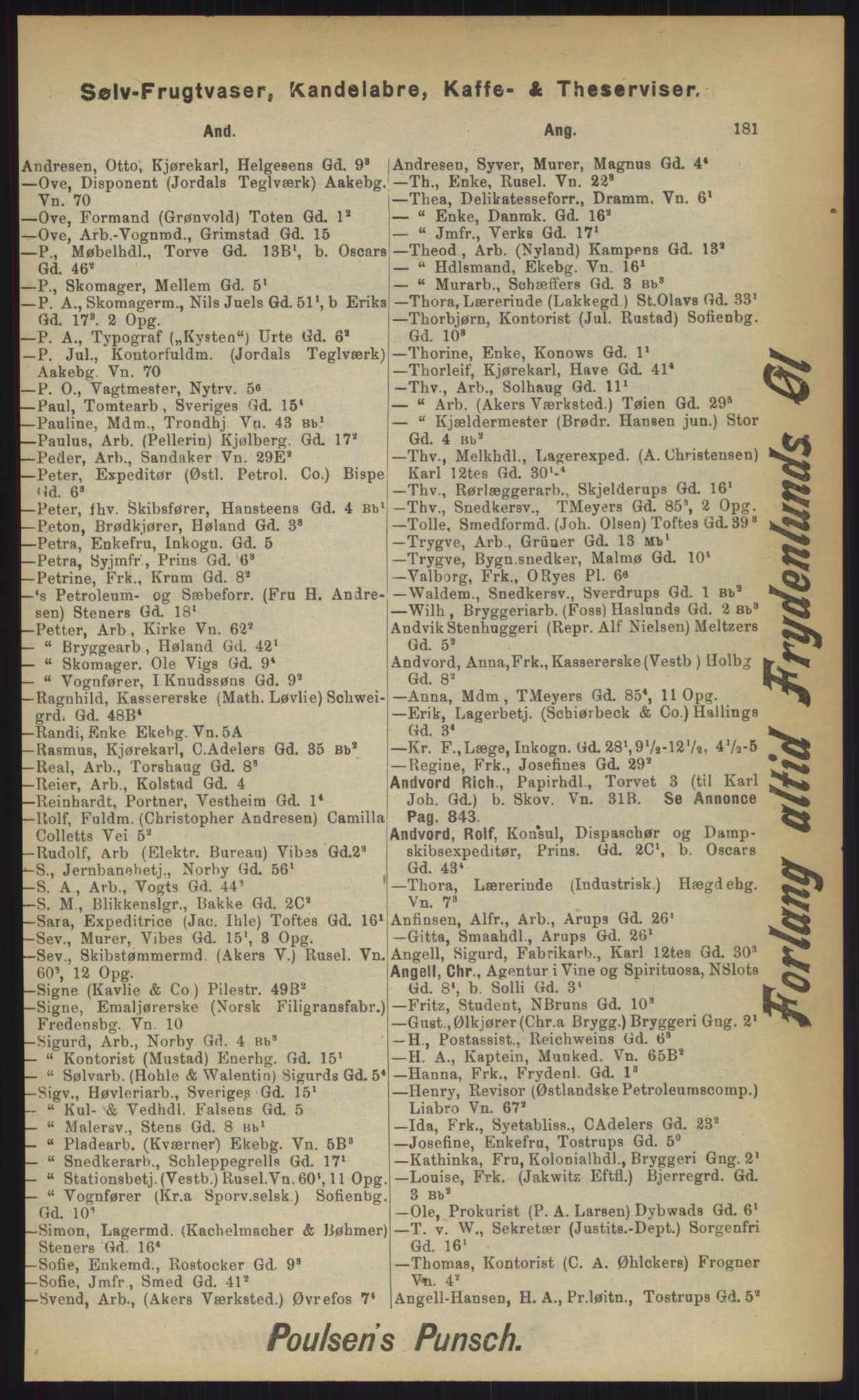 Kristiania/Oslo adressebok, PUBL/-, 1903, p. 181