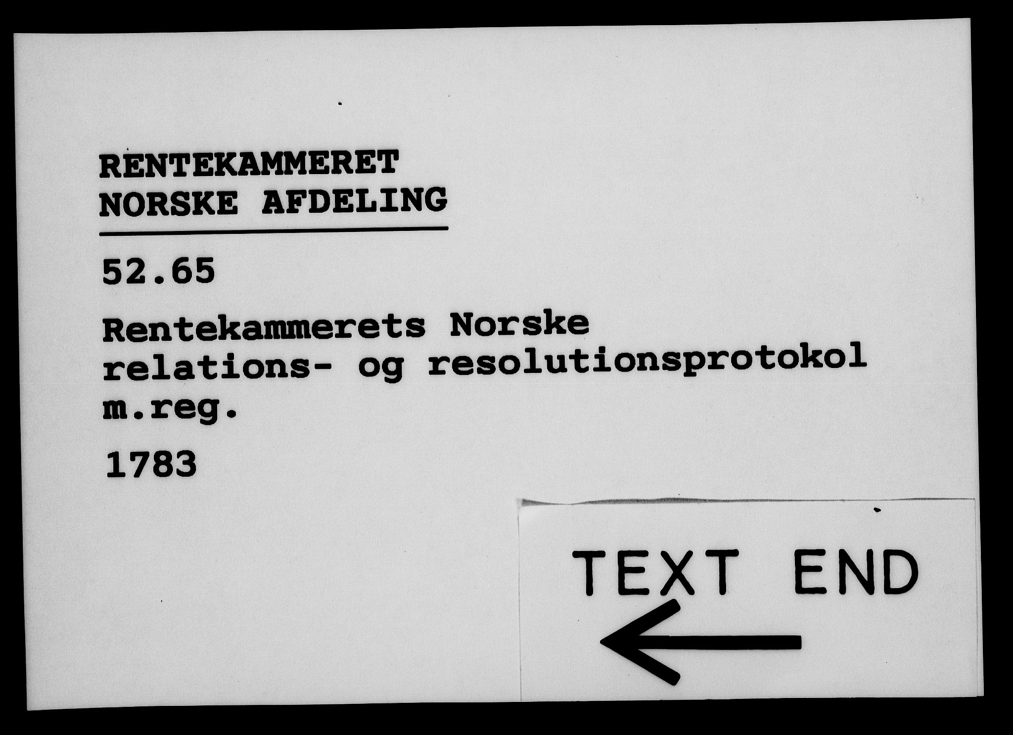 Rentekammeret, Kammerkanselliet, AV/RA-EA-3111/G/Gf/Gfa/L0065: Norsk relasjons- og resolusjonsprotokoll (merket RK 52.65), 1783, p. 904