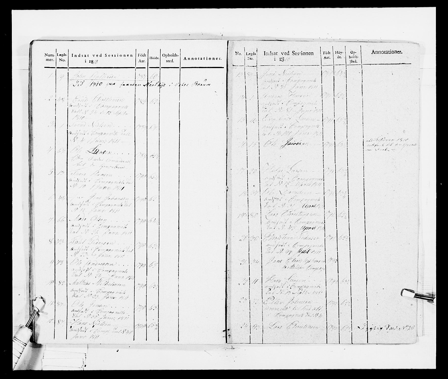 Generalitets- og kommissariatskollegiet, Det kongelige norske kommissariatskollegium, AV/RA-EA-5420/E/Eh/L0035: Nordafjelske gevorbne infanteriregiment, 1812-1813, p. 240