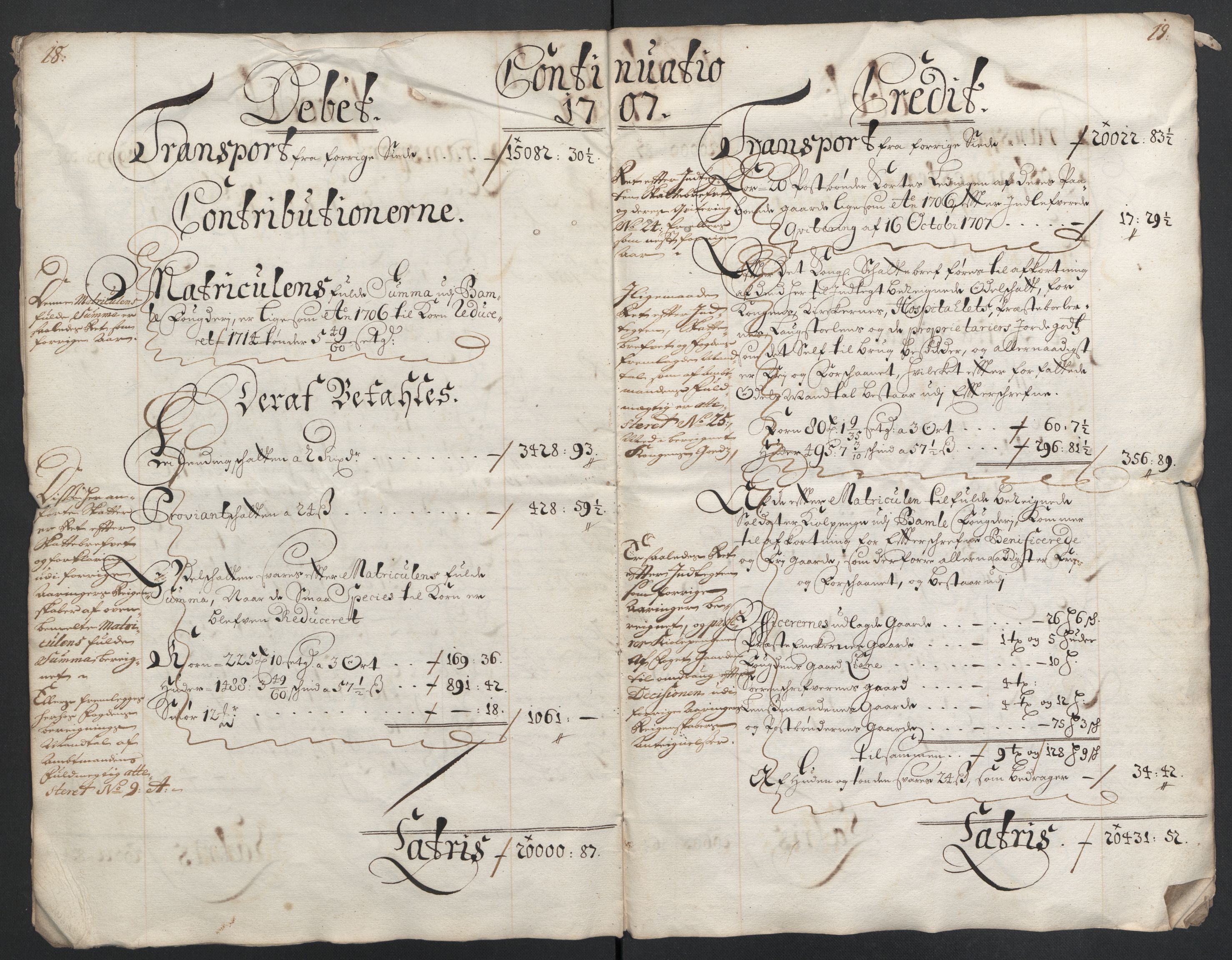 Rentekammeret inntil 1814, Reviderte regnskaper, Fogderegnskap, AV/RA-EA-4092/R36/L2116: Fogderegnskap Øvre og Nedre Telemark og Bamble, 1706-1707, p. 177