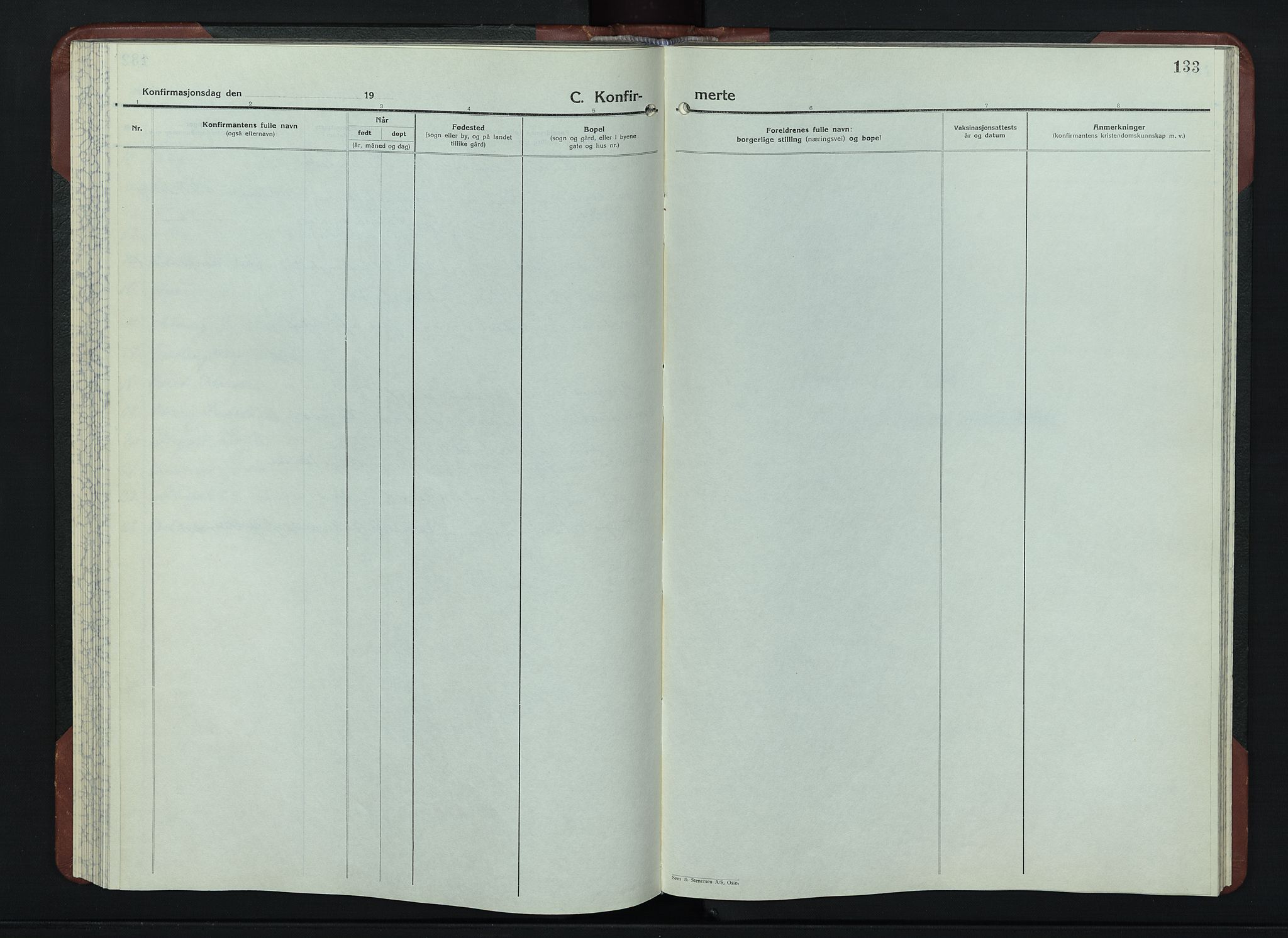 Sør-Fron prestekontor, AV/SAH-PREST-010/H/Ha/Hab/L0006: Parish register (copy) no. 6, 1933-1948, p. 133