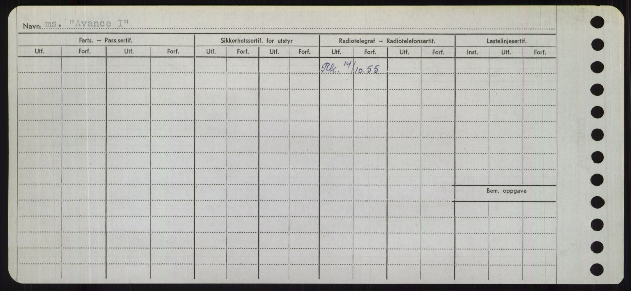 Sjøfartsdirektoratet med forløpere, Skipsmålingen, RA/S-1627/H/Hd/L0002: Fartøy, Apa-Axe, p. 518