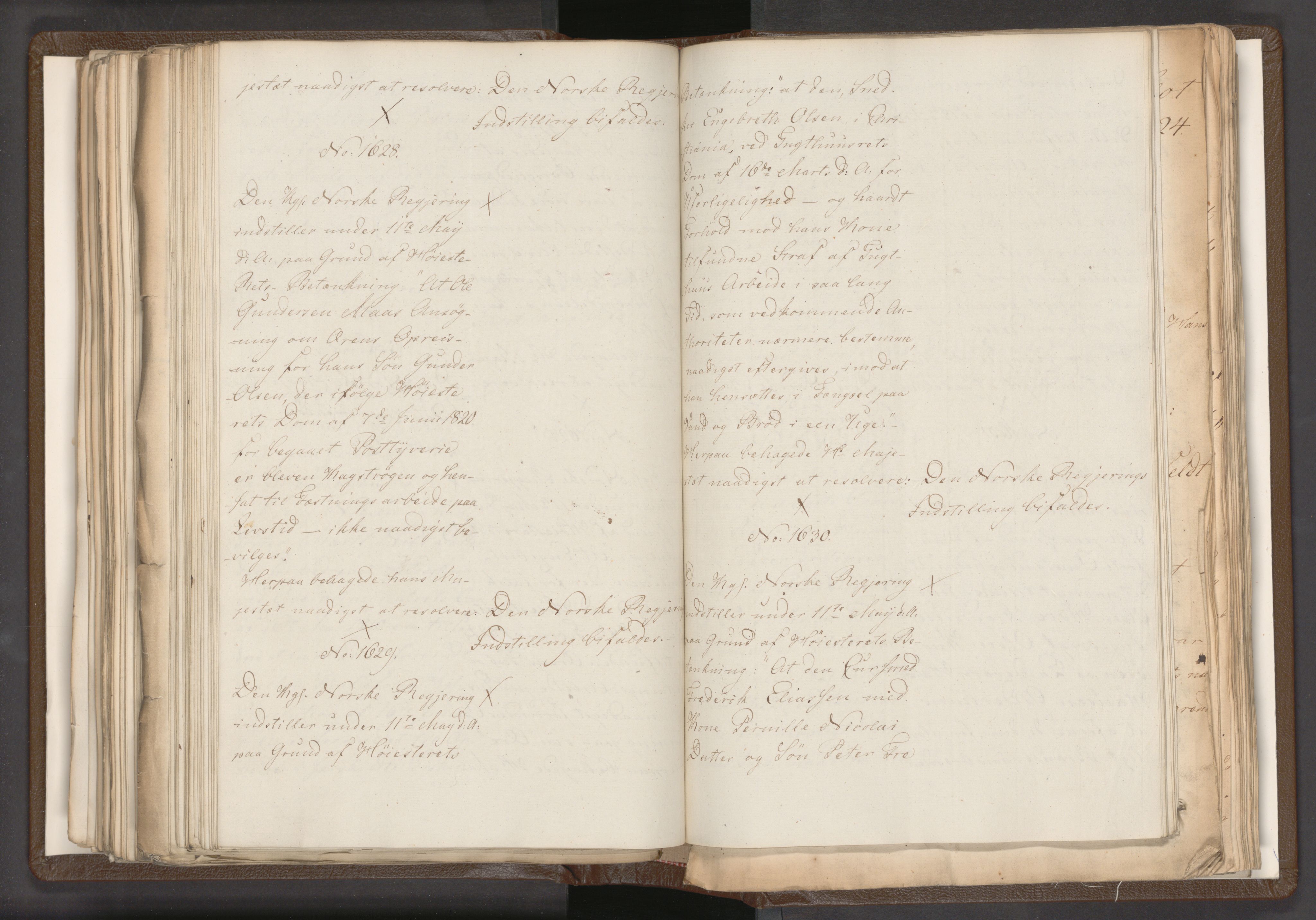 Statsrådssekretariatet, AV/RA-S-1001/A/Ab/L0018: Kgl. res. nr. 1112-1753, 1. halvår, 1824