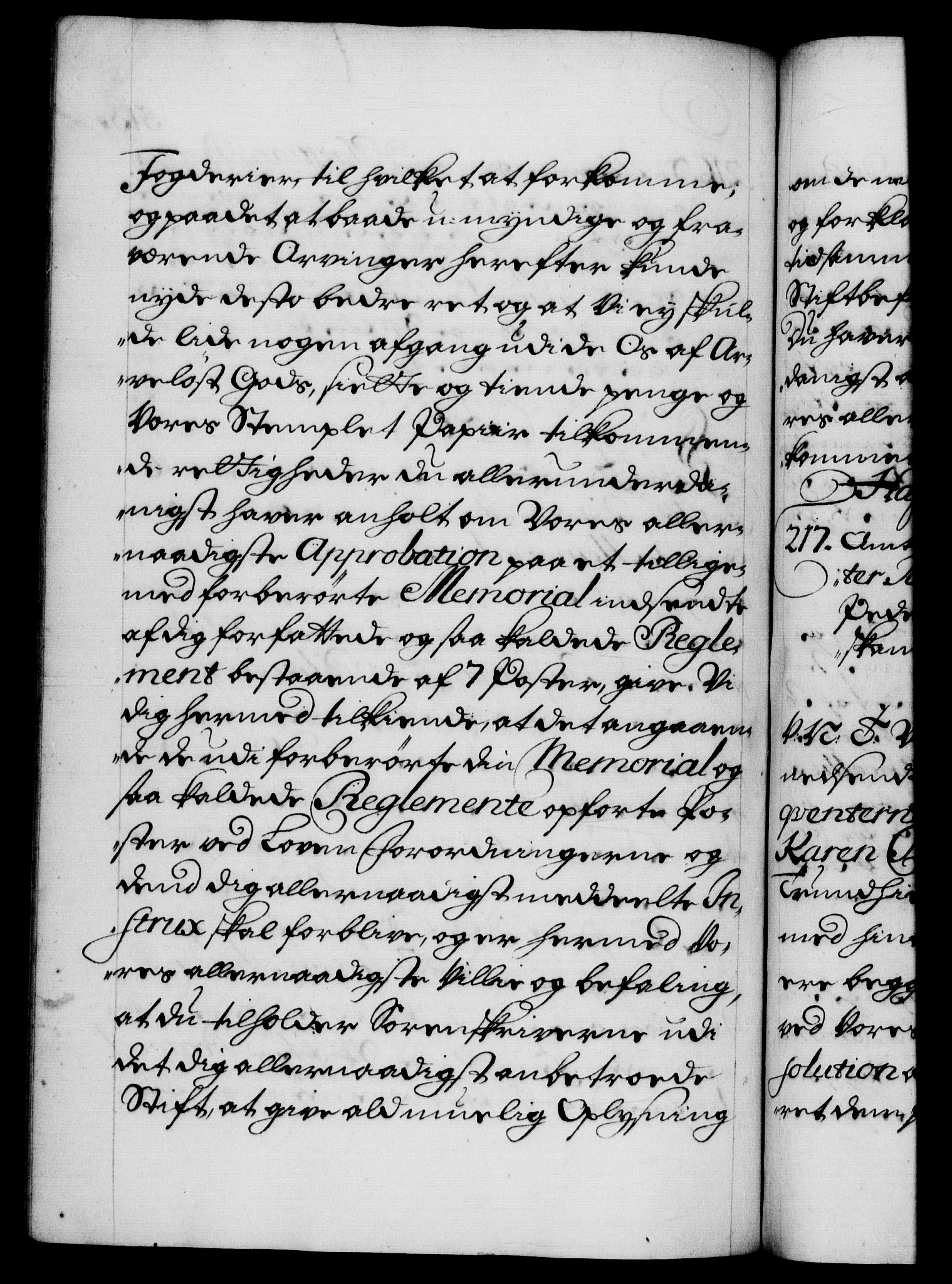 Danske Kanselli 1572-1799, AV/RA-EA-3023/F/Fc/Fca/Fcab/L0022: Norske tegnelser, 1722-1724, p. 513b