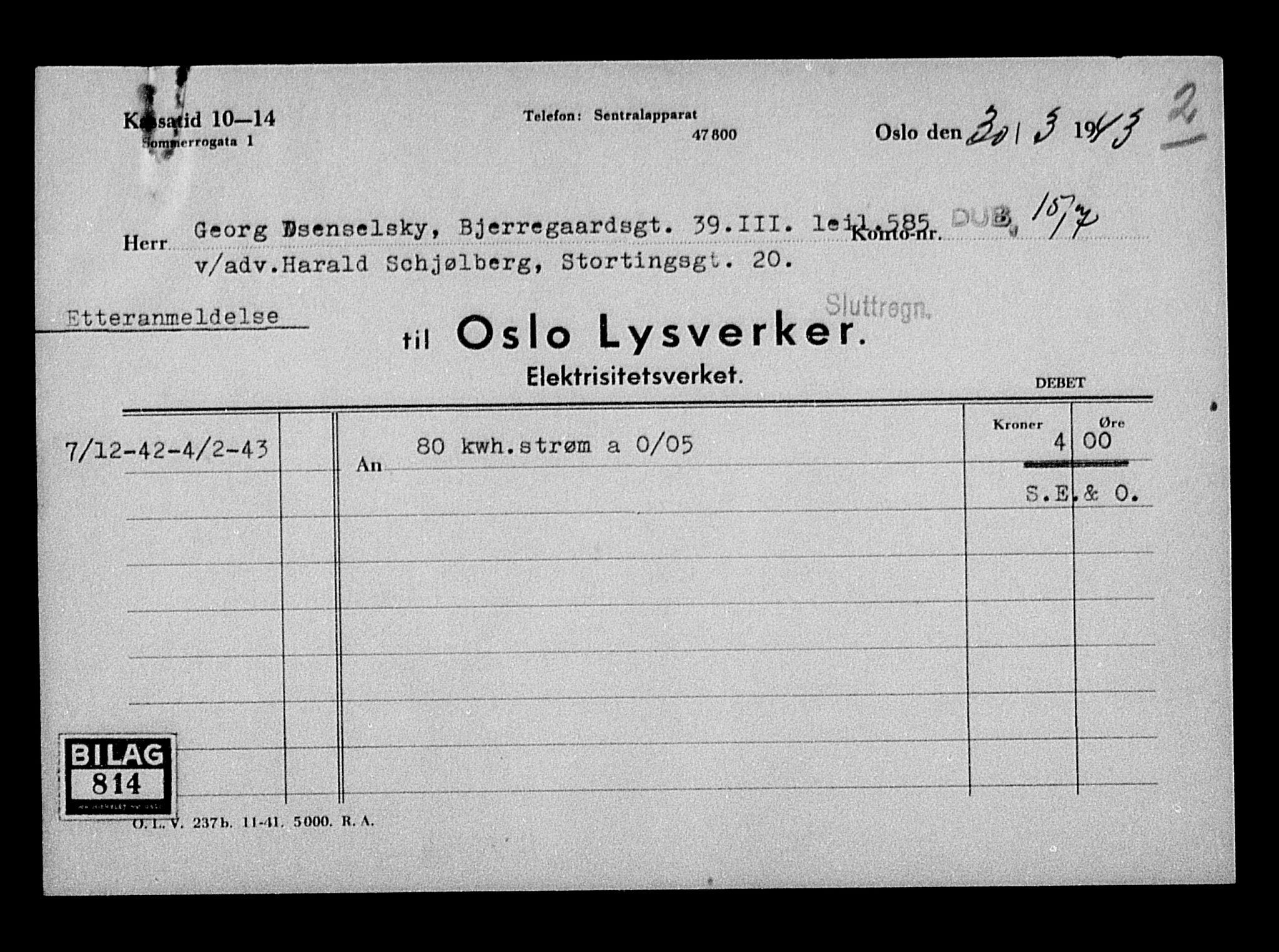 Justisdepartementet, Tilbakeføringskontoret for inndratte formuer, AV/RA-S-1564/H/Hc/Hcc/L0931: --, 1945-1947, p. 333