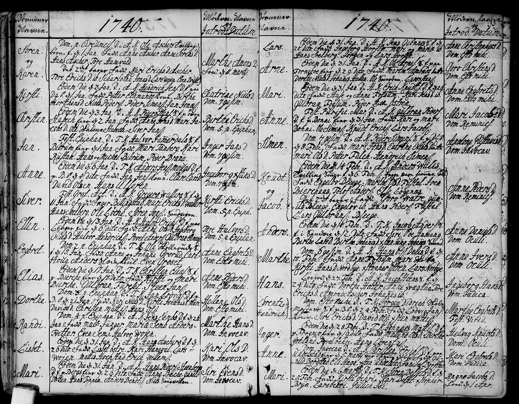 Asker prestekontor Kirkebøker, SAO/A-10256a/F/Fa/L0002: Parish register (official) no. I 2, 1733-1766, p. 35