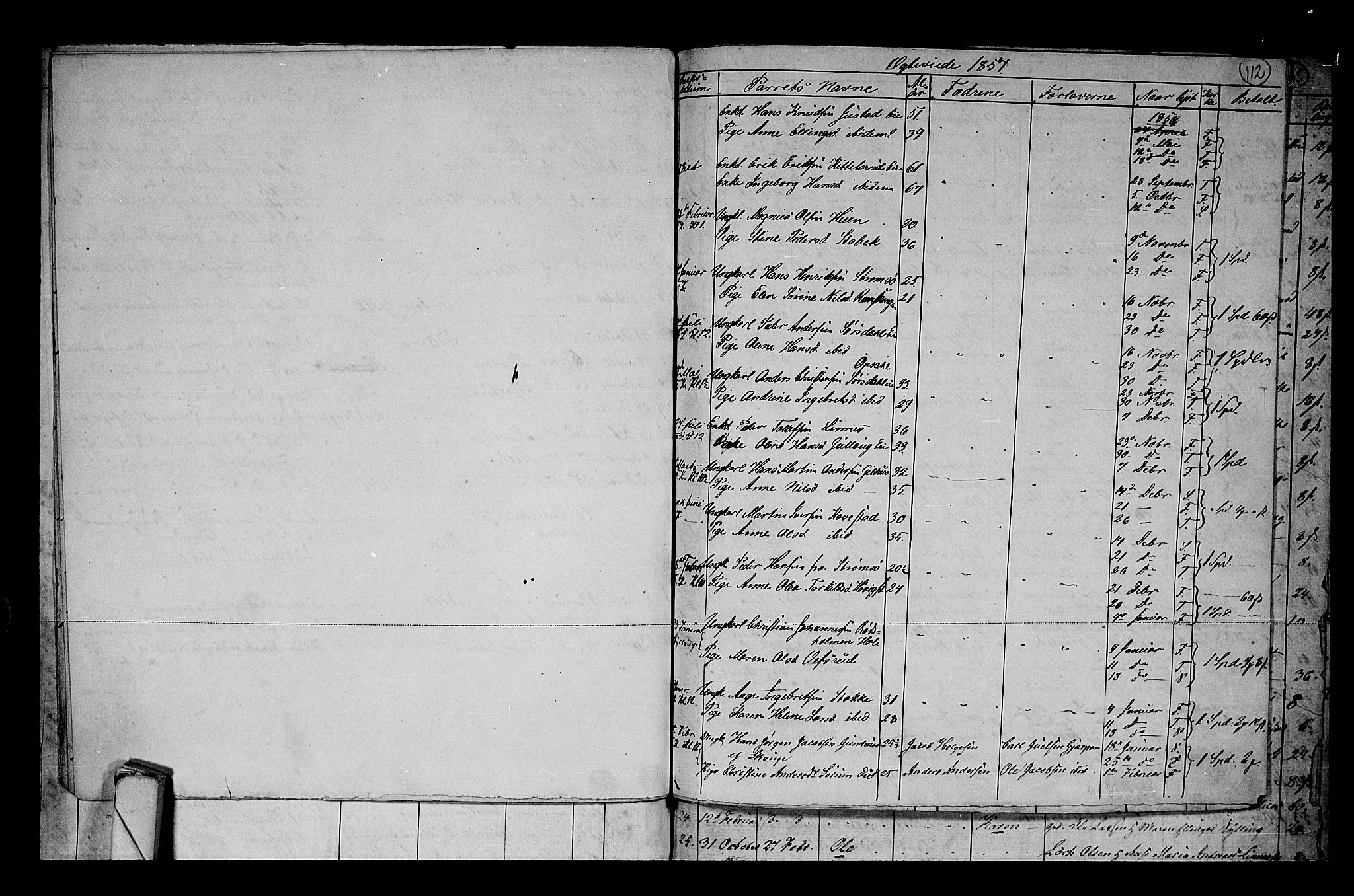 Lier kirkebøker, AV/SAKO-A-230/G/Ga/L0002: Parish register (copy) no. I 2, 1841-1862, p. 112