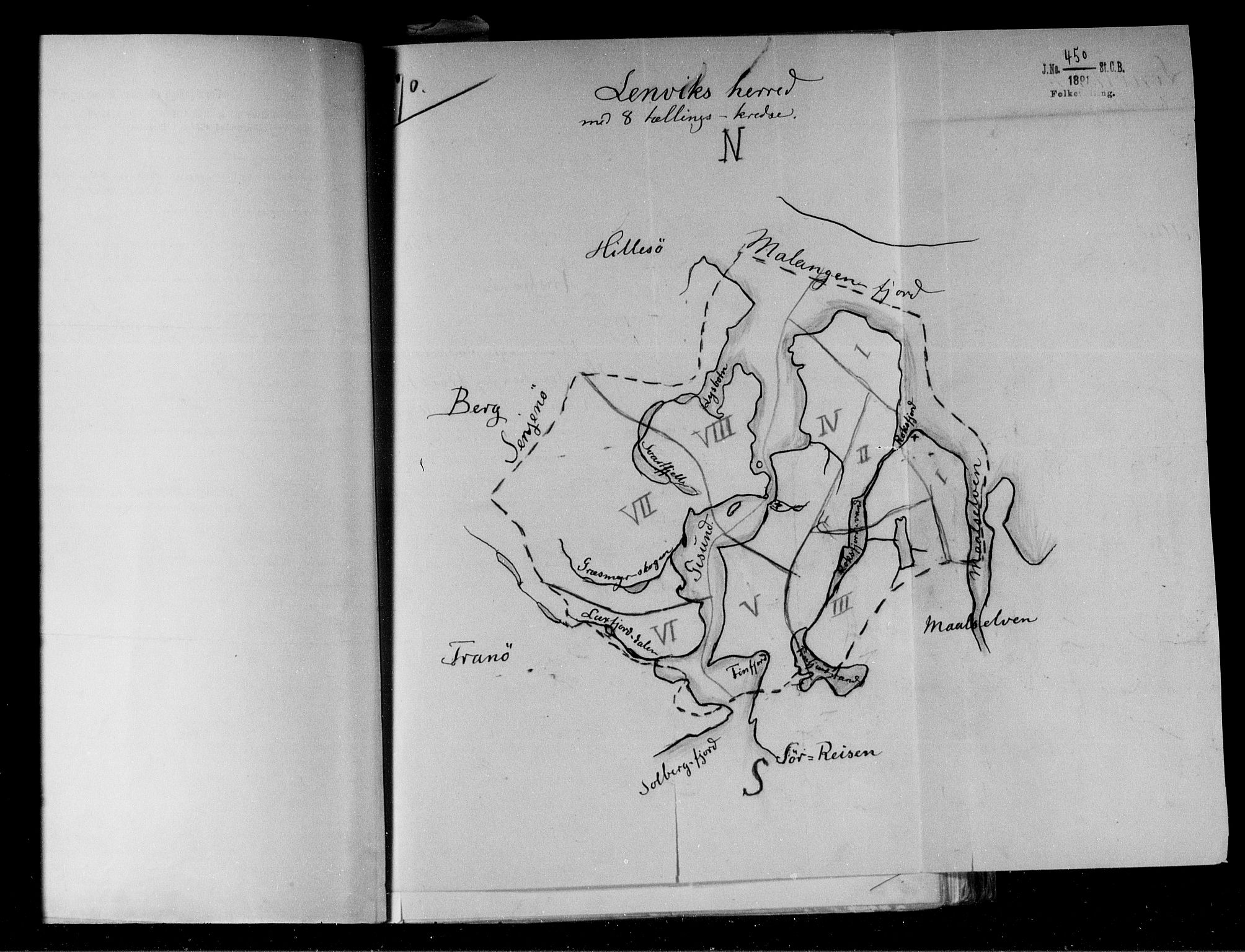 RA, 1891 census for 1931 Lenvik, 1891, p. 5