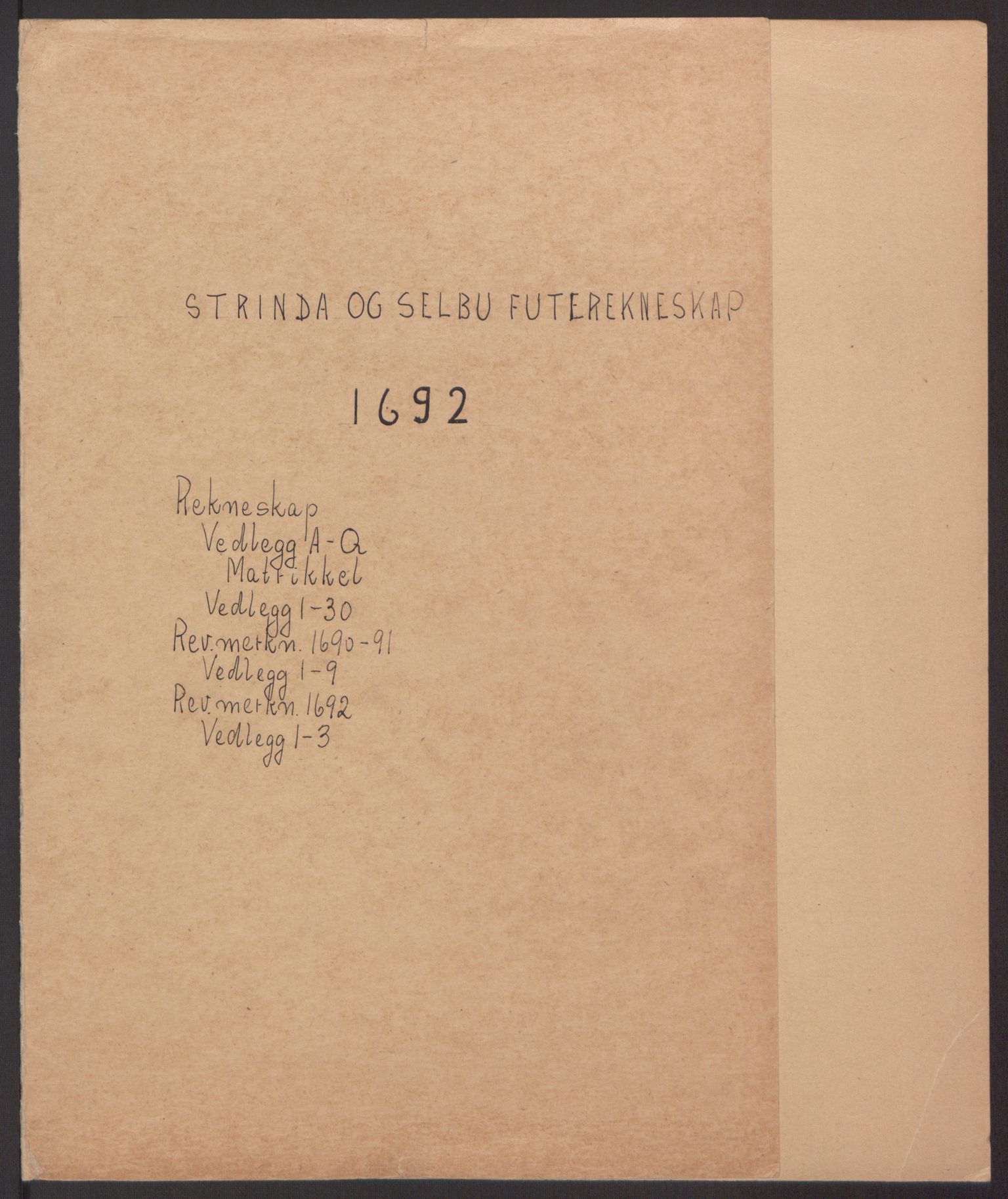 Rentekammeret inntil 1814, Reviderte regnskaper, Fogderegnskap, RA/EA-4092/R61/L4103: Fogderegnskap Strinda og Selbu, 1691-1692, p. 227
