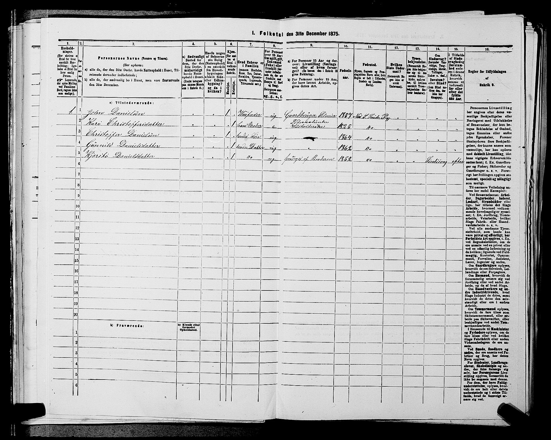 SAKO, 1875 census for 0822P Sauherad, 1875, p. 1347