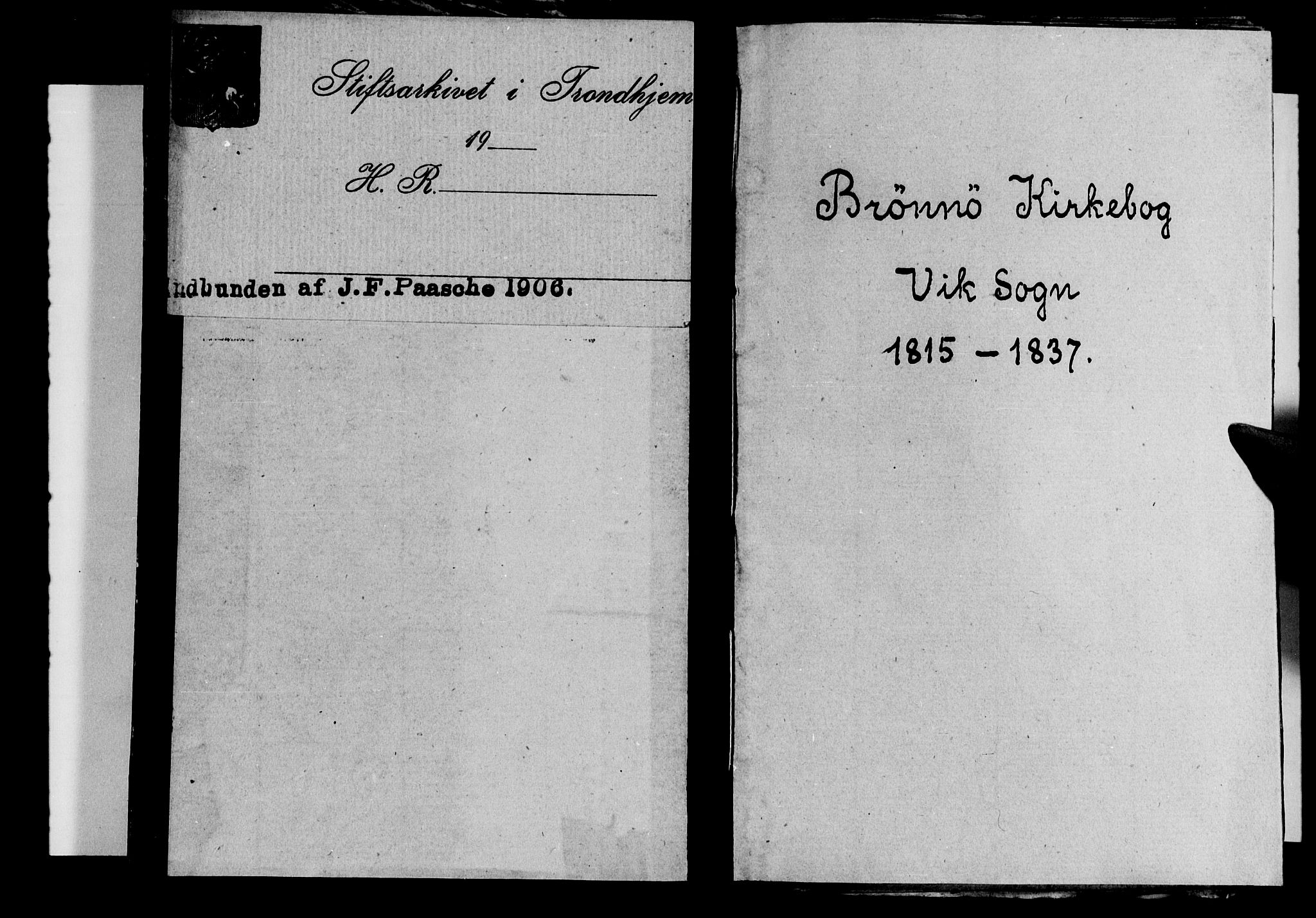 Ministerialprotokoller, klokkerbøker og fødselsregistre - Nordland, SAT/A-1459/812/L0185: Parish register (copy) no. 812C03, 1815-1837