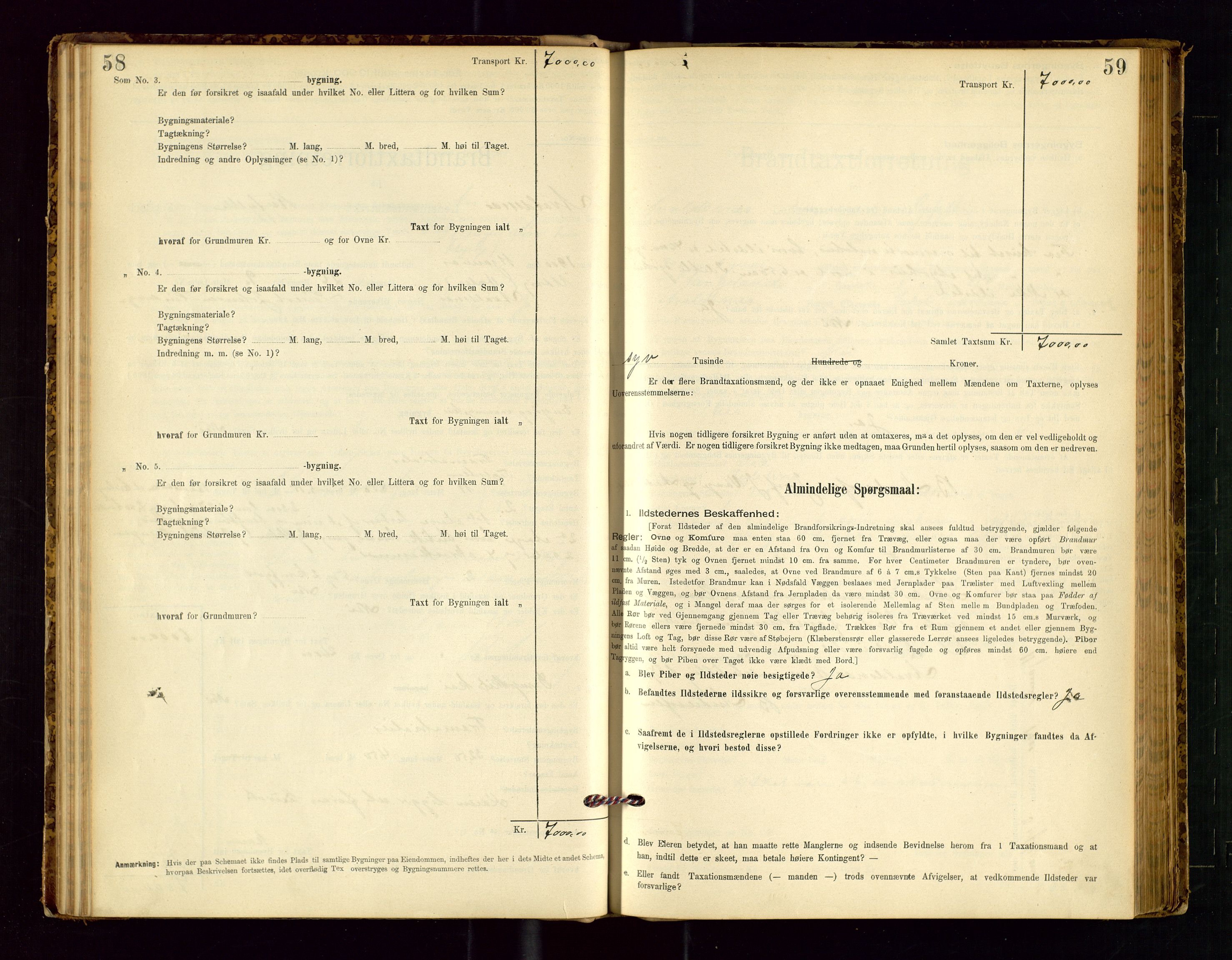 Avaldsnes lensmannskontor, AV/SAST-A-100286/Gob/L0001: "Brandtaxationsprotokol for Avaldsnes Lensmandsdistrikt Ryfylke Fogderi", 1894-1925, p. 58-59