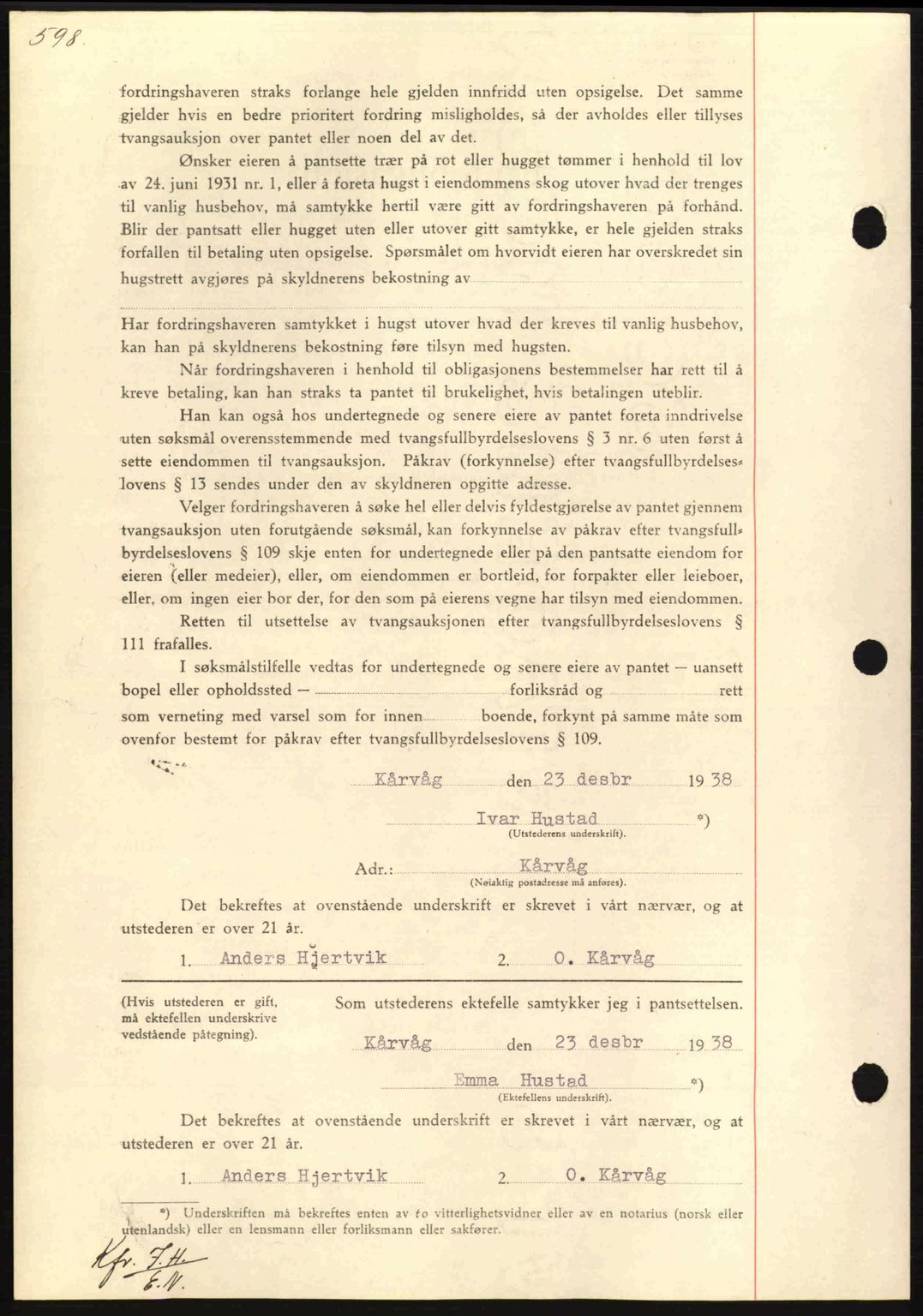 Nordmøre sorenskriveri, AV/SAT-A-4132/1/2/2Ca: Mortgage book no. B84, 1938-1939, Diary no: : 157/1939