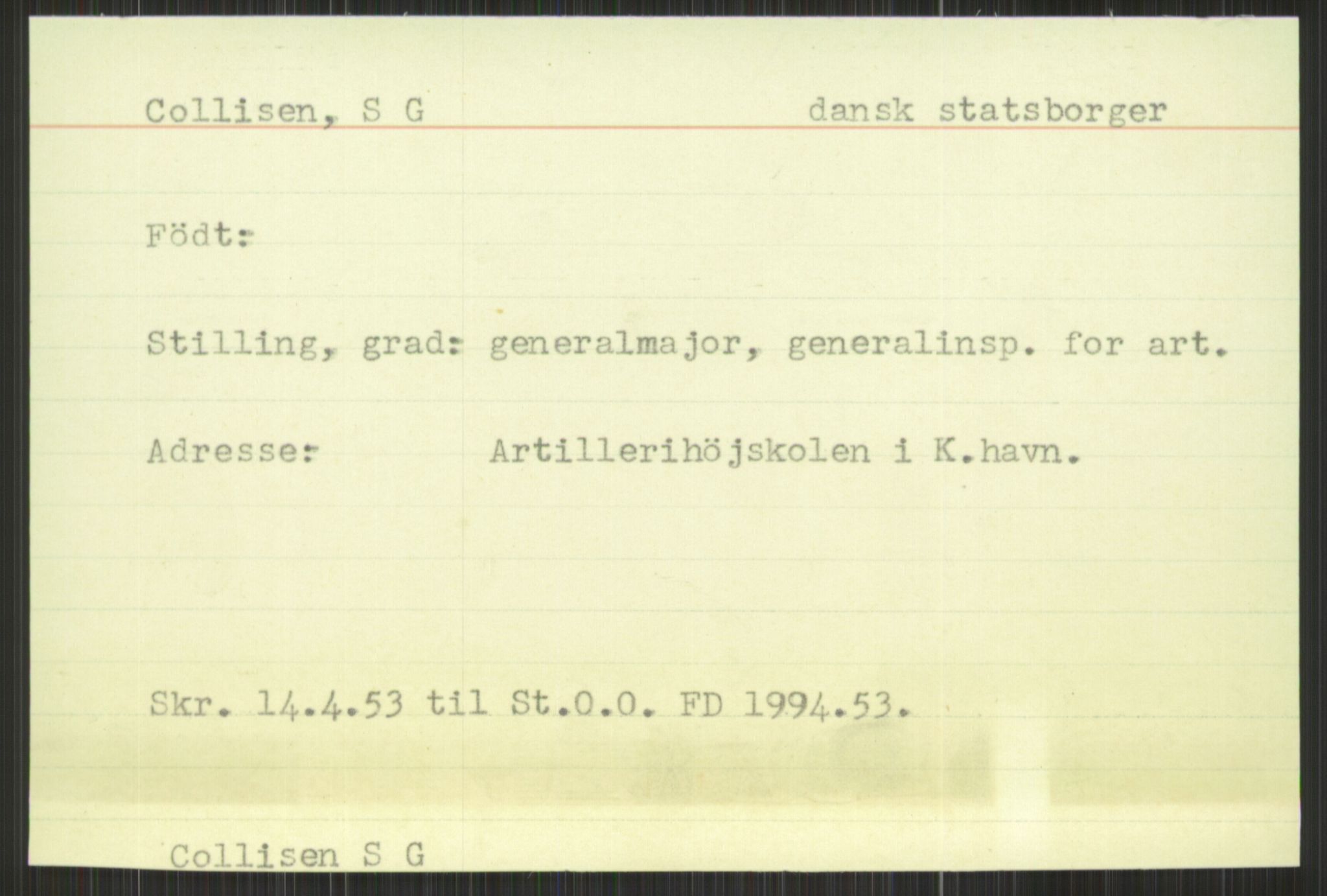 Forsvaret, Krigsdekorasjonskanselliet, AV/RA-RAFA-5156/G/Gd/L0001: Diverse registre, 1944-1956, p. 491