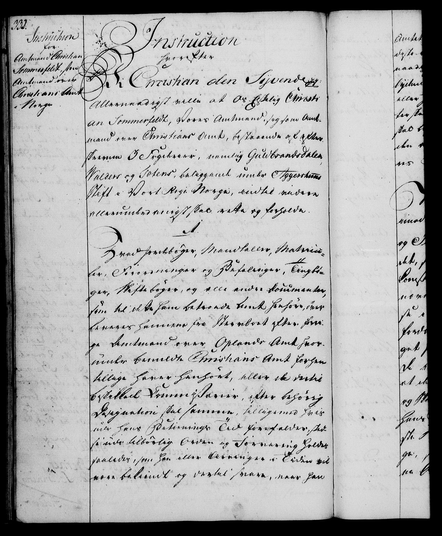 Rentekammeret, Kammerkanselliet, RA/EA-3111/G/Gg/Ggi/L0003: Norsk instruksjonsprotokoll med register (merket RK 53.36), 1751-1775, p. 332