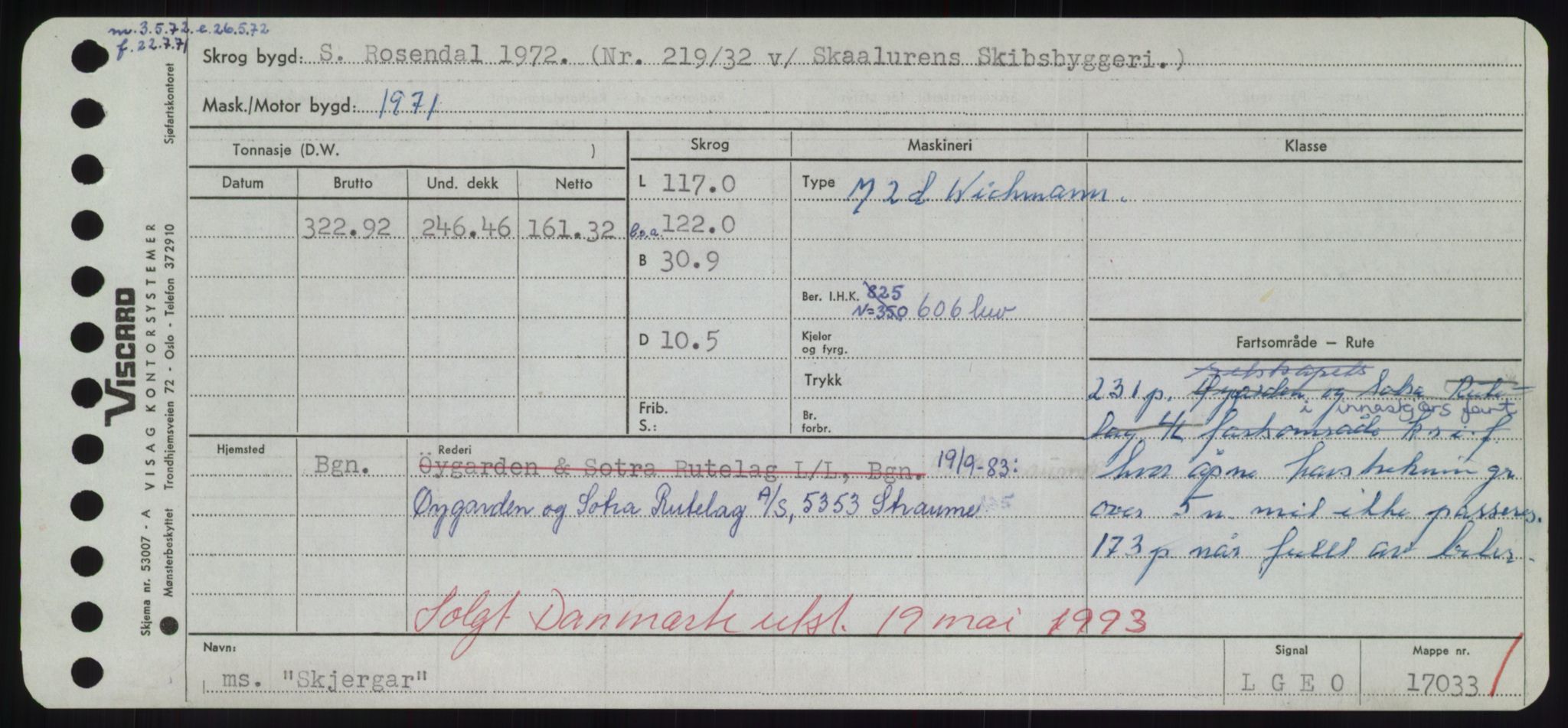 Sjøfartsdirektoratet med forløpere, Skipsmålingen, RA/S-1627/H/Hd/L0034: Fartøy, Sk-Slå, p. 187