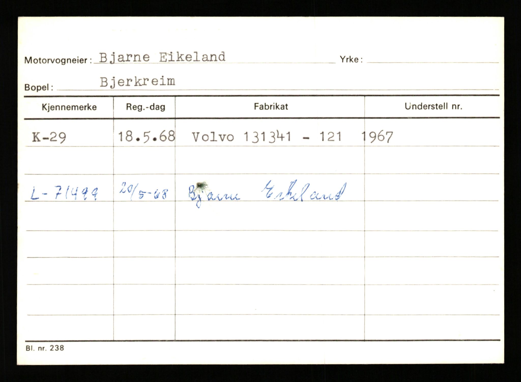 Stavanger trafikkstasjon, AV/SAST-A-101942/0/G/L0001: Registreringsnummer: 0 - 5782, 1930-1971, p. 23