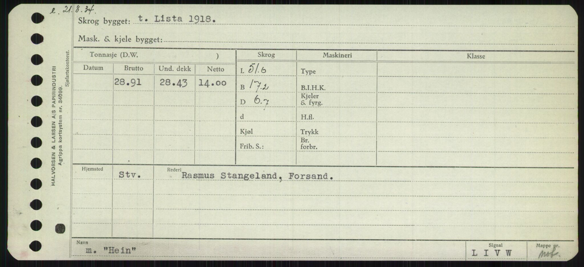 Sjøfartsdirektoratet med forløpere, Skipsmålingen, AV/RA-S-1627/H/Ha/L0002/0002: Fartøy, Eik-Hill / Fartøy, G-Hill, p. 765