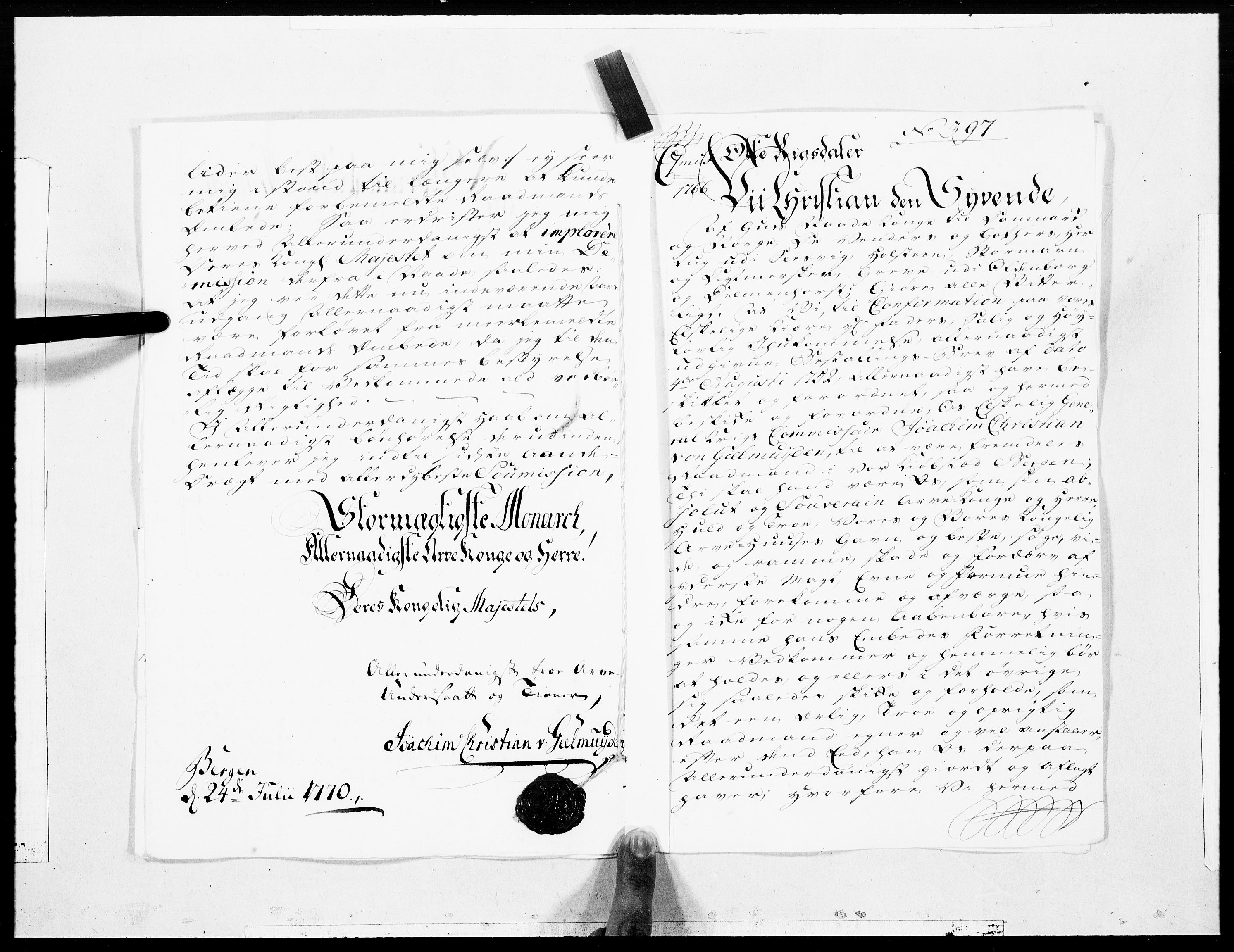 Danske Kanselli 1572-1799, AV/RA-EA-3023/F/Fc/Fcc/Fcca/L0203: Norske innlegg 1572-1799, 1771, p. 29