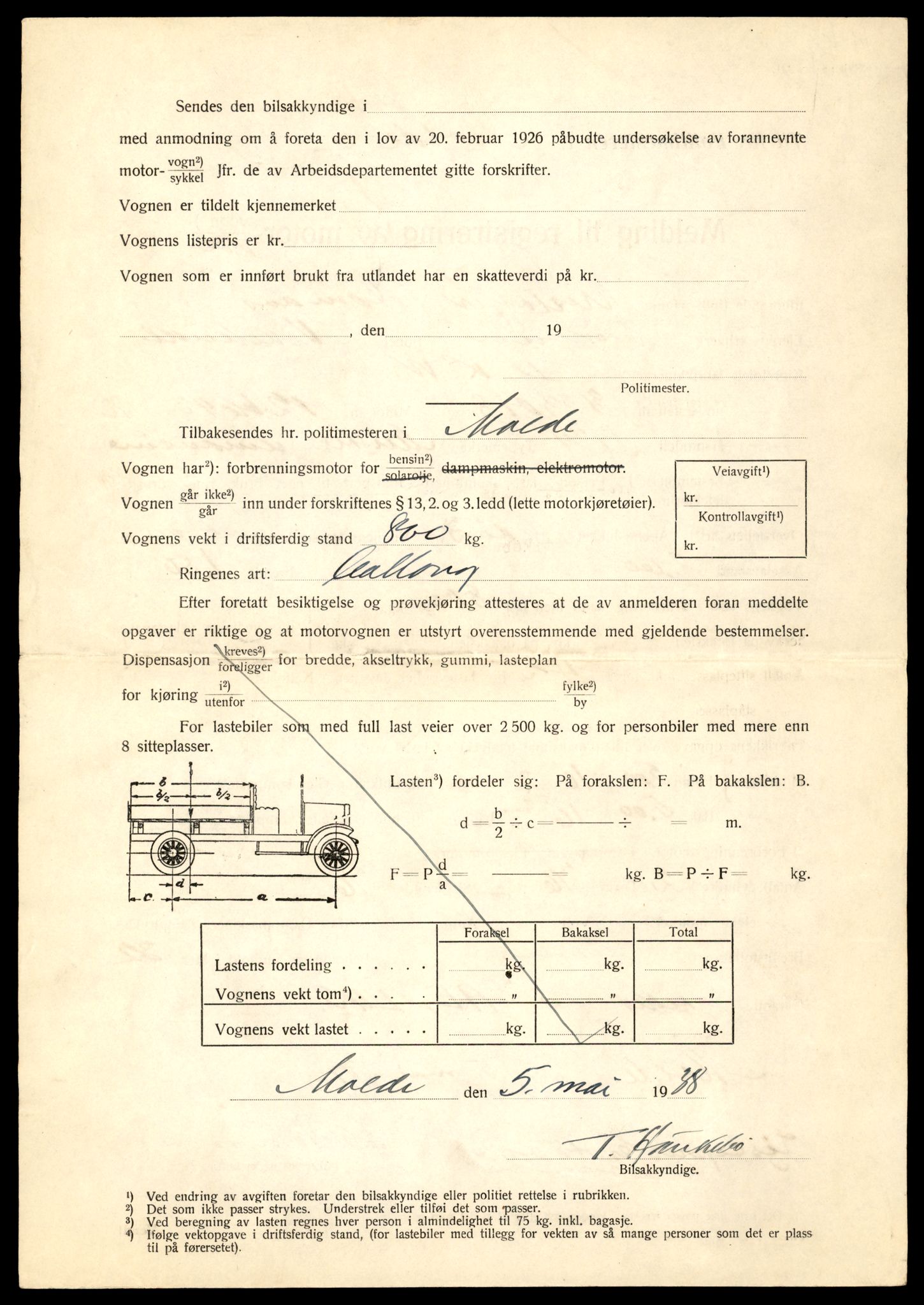 Møre og Romsdal vegkontor - Ålesund trafikkstasjon, AV/SAT-A-4099/F/Fe/L0022: Registreringskort for kjøretøy T 10584 - T 10694, 1927-1998, p. 1098
