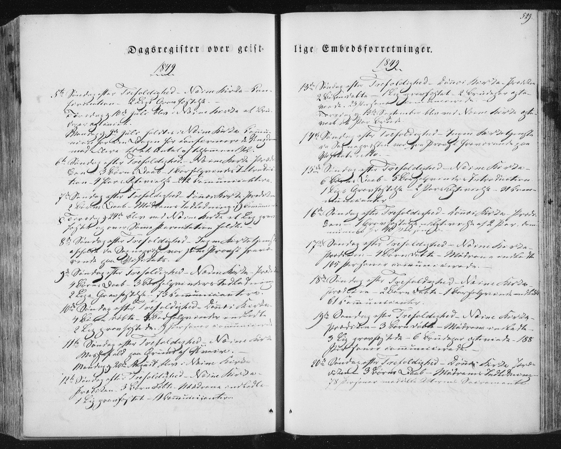 Ministerialprotokoller, klokkerbøker og fødselsregistre - Nordland, AV/SAT-A-1459/838/L0549: Parish register (official) no. 838A07, 1840-1854, p. 529