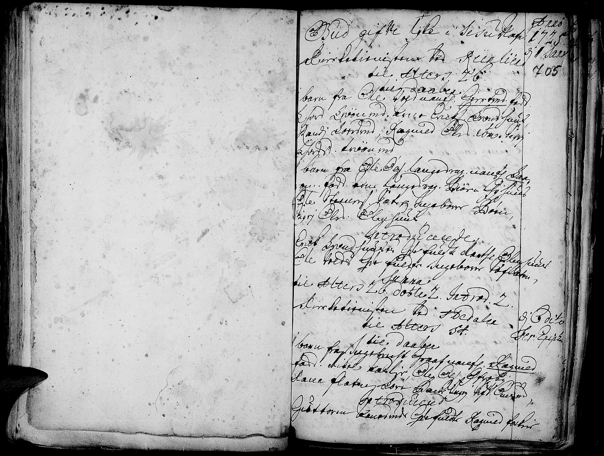 Aurdal prestekontor, SAH/PREST-126/H/Ha/Haa/L0001: Parish register (official) no. 1-3, 1692-1730, p. 705