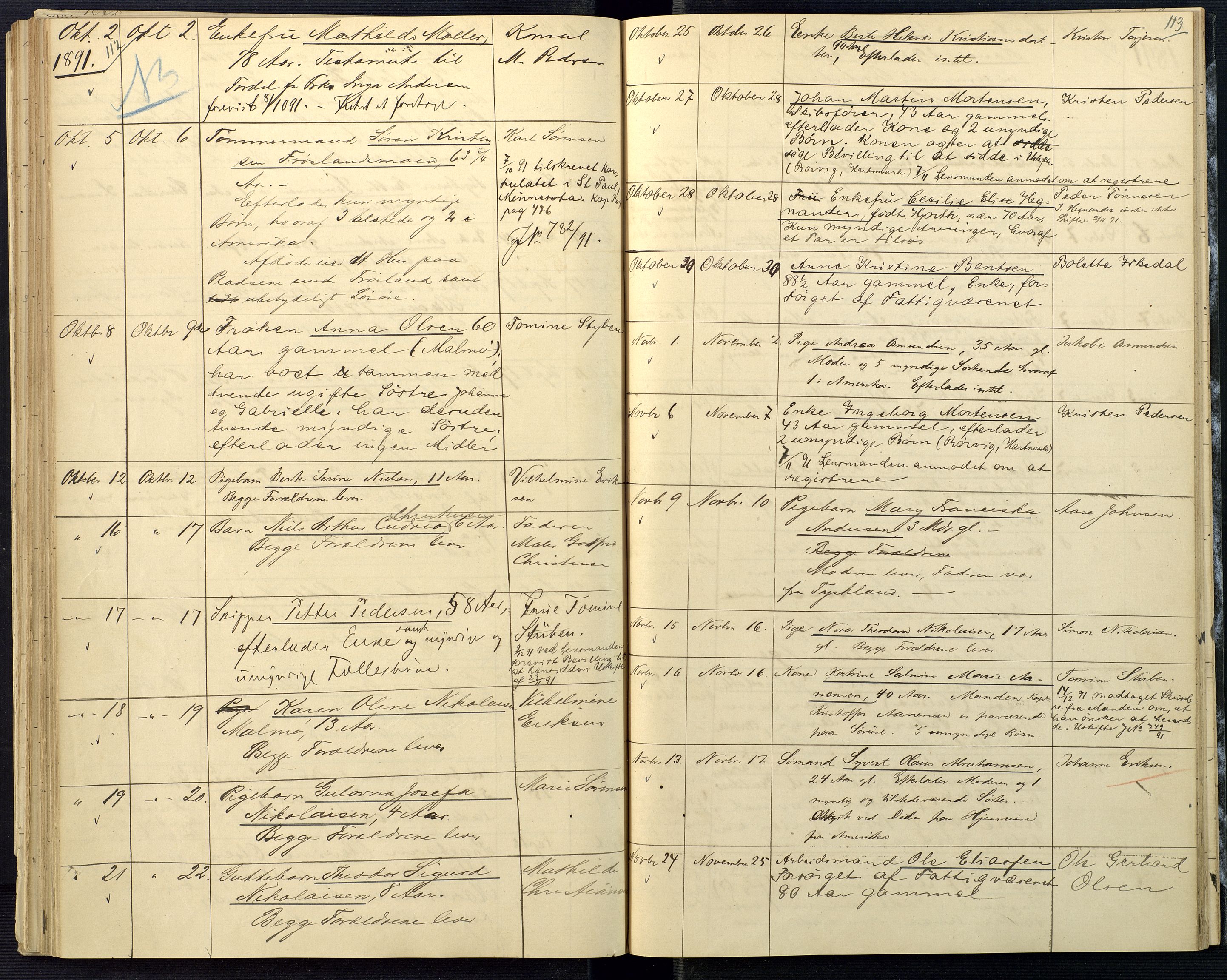 Mandal sorenskriveri, AV/SAK-1221-0005/001/H/Ha/L0004: Dødsfall Mandal prestegjeld nr 3, 1883-1894