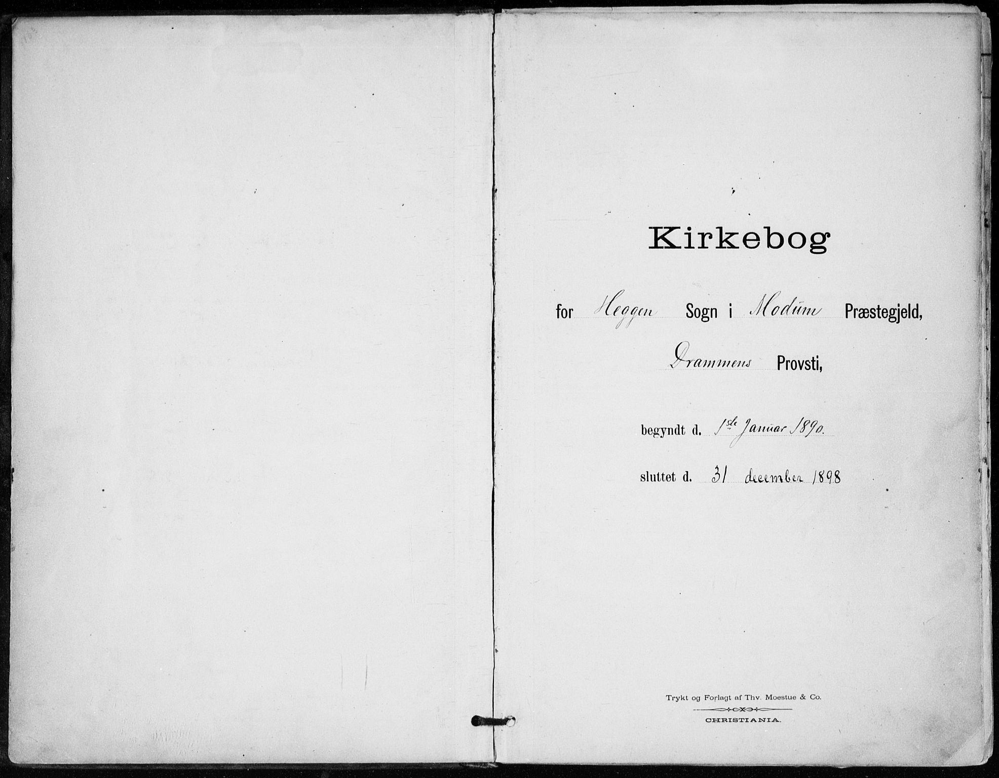 Modum kirkebøker, AV/SAKO-A-234/F/Fa/L0012: Parish register (official) no. 12, 1890-1898