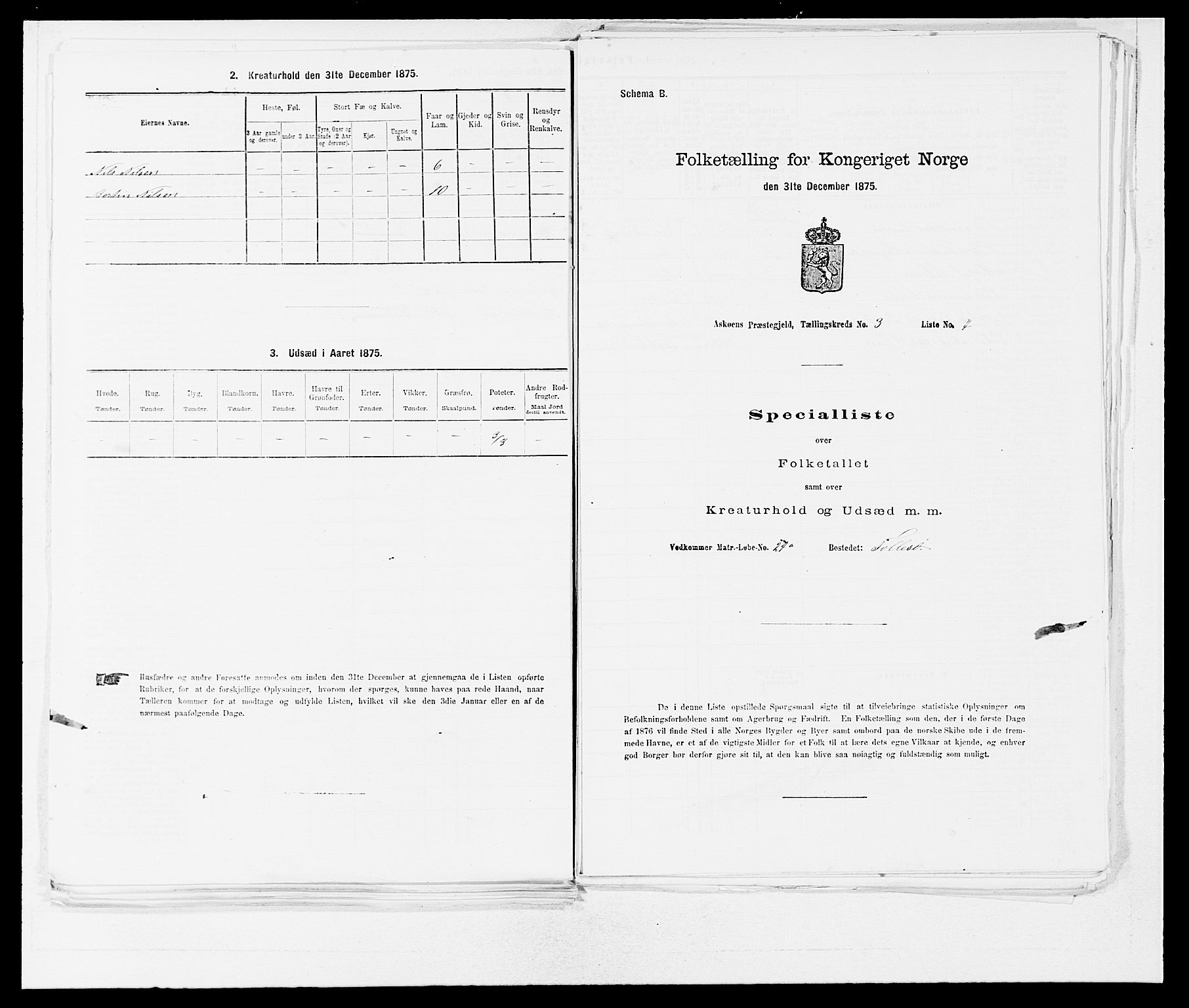 SAB, 1875 census for 1247P Askøy, 1875, p. 287