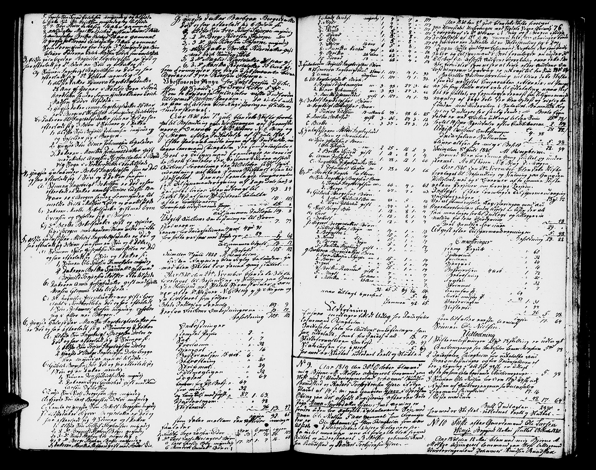 Hardanger og Voss sorenskriveri, AV/SAB-A-2501/4/4A/4Ae/L0001: Skifterettsprotokoll for Voss, 1801-1819, p. 575b-576a