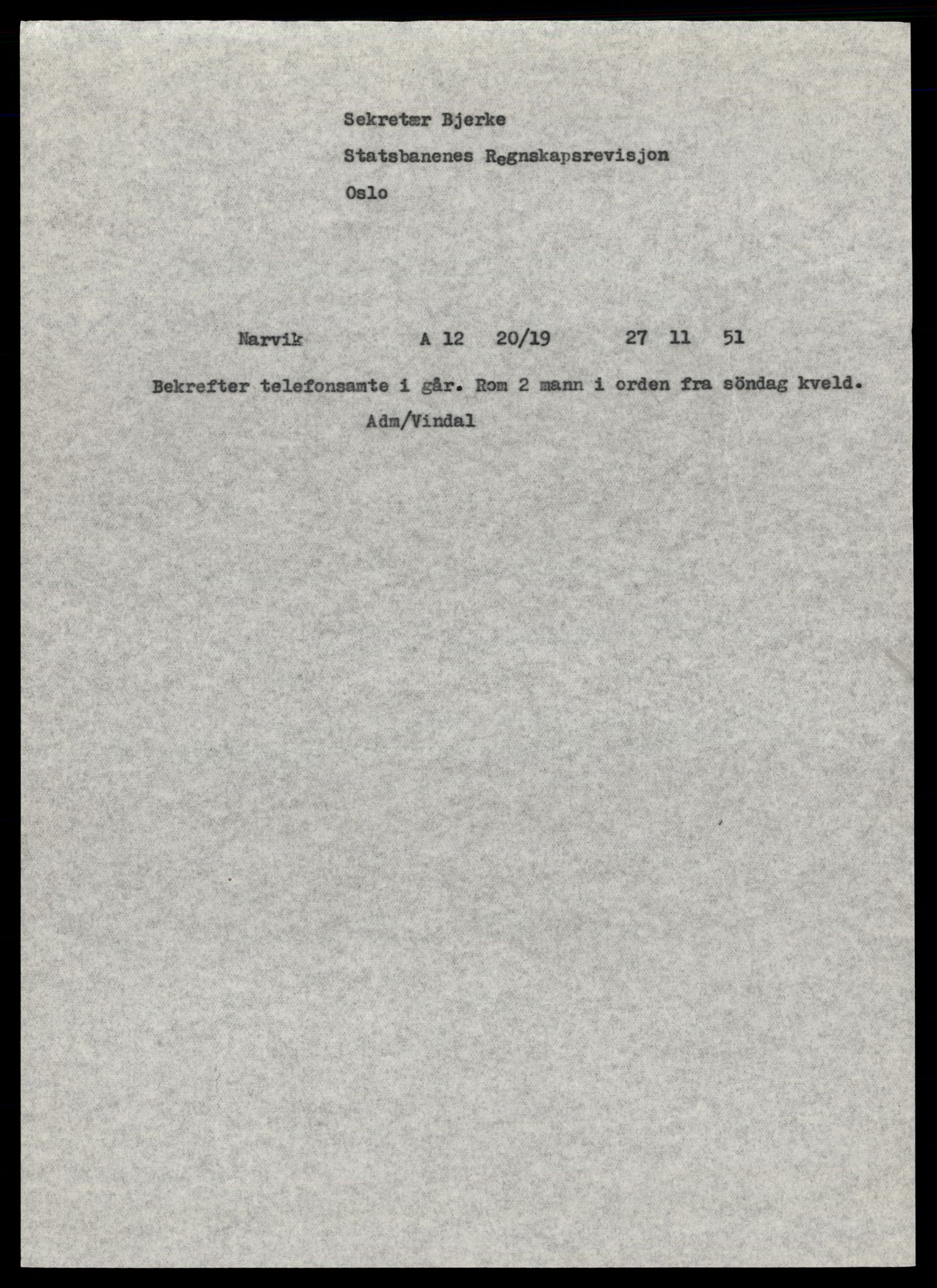 Norges statsbaner (NSB) - Narvik distrikt, AV/SAT-A-6460/0002/X/Xd/L0002: --, 1940-1954, p. 1293