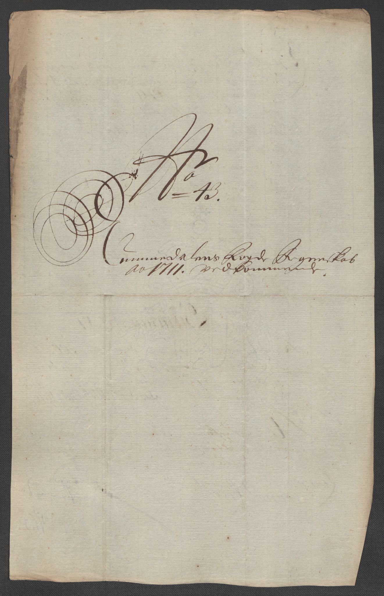 Rentekammeret inntil 1814, Reviderte regnskaper, Fogderegnskap, AV/RA-EA-4092/R64/L4432: Fogderegnskap Namdal, 1711, p. 155