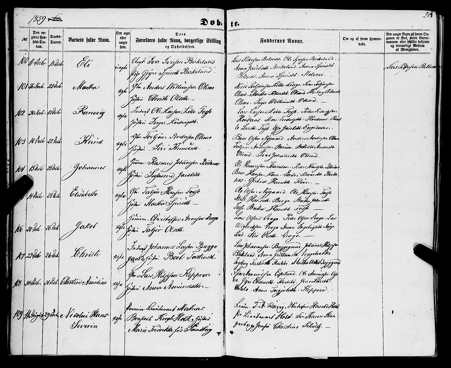 Strandebarm sokneprestembete, AV/SAB-A-78401/H/Haa: Parish register (official) no. A 8, 1858-1872, p. 28