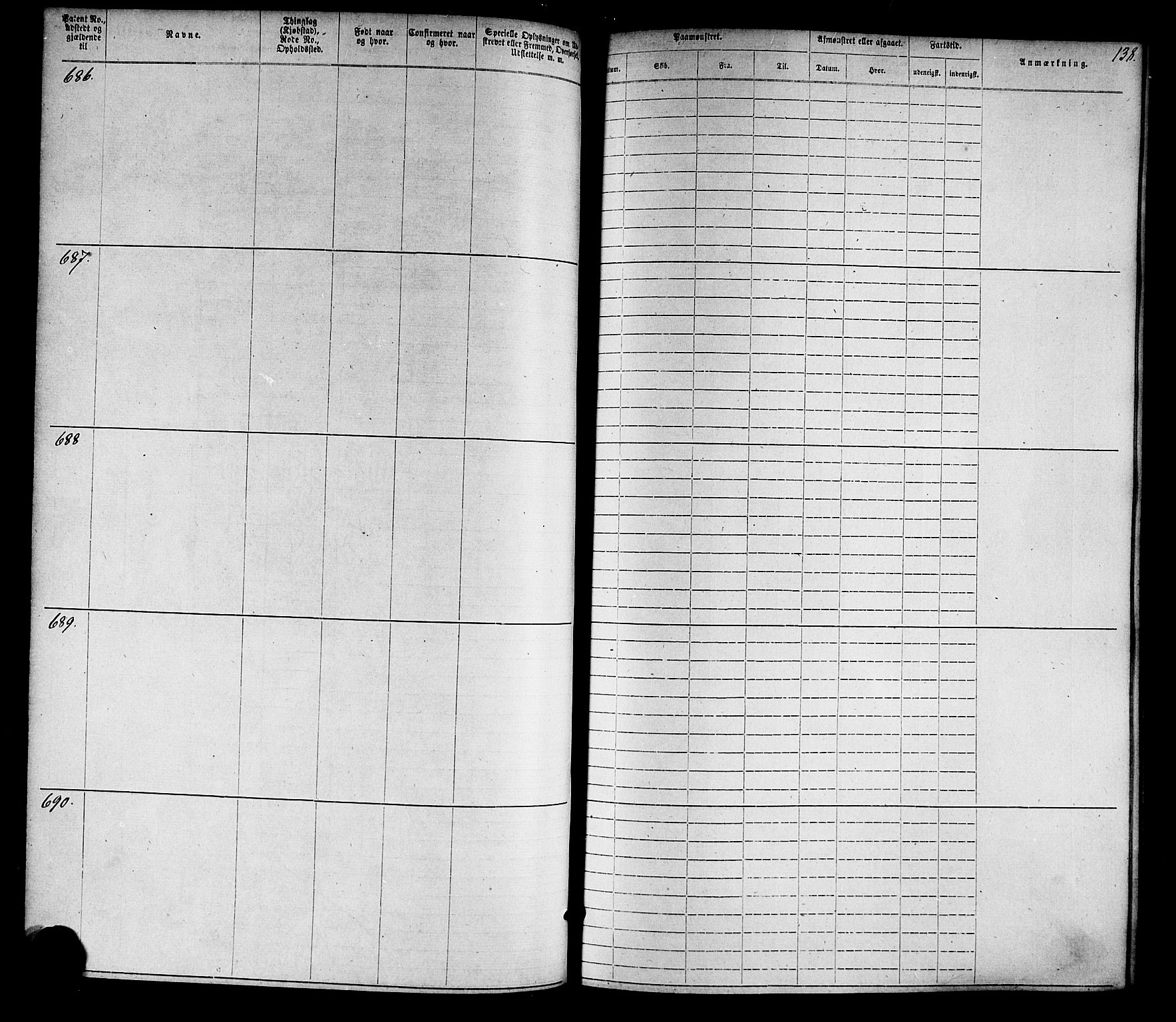 Farsund mønstringskrets, SAK/2031-0017/F/Fa/L0005: Annotasjonsrulle nr 1-1910 med register, Z-2, 1869-1877, p. 166