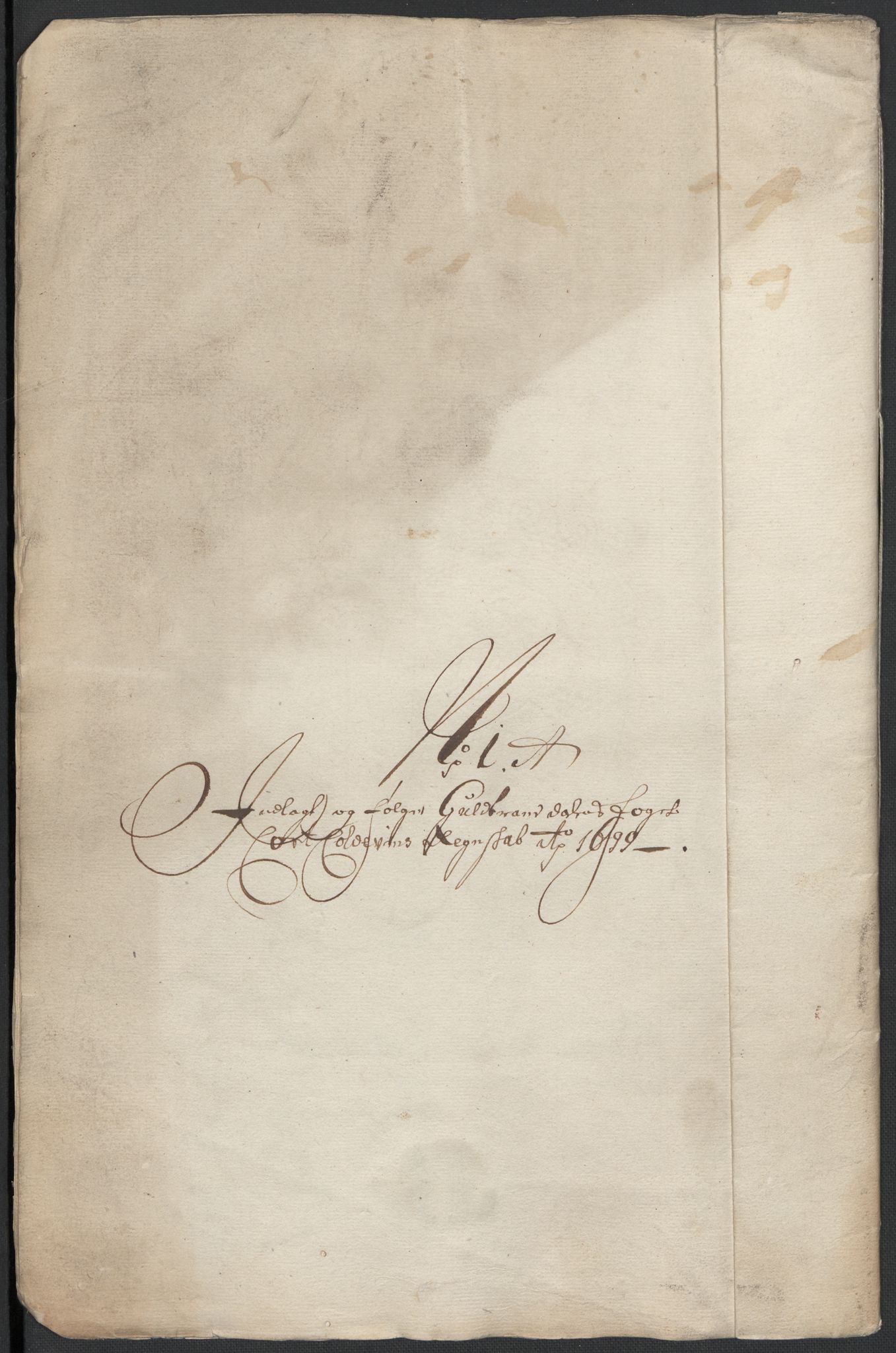Rentekammeret inntil 1814, Reviderte regnskaper, Fogderegnskap, RA/EA-4092/R17/L1172: Fogderegnskap Gudbrandsdal, 1699, p. 51