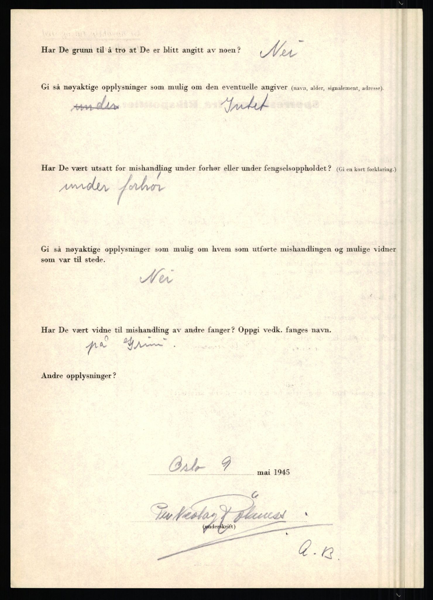 Rikspolitisjefen, AV/RA-S-1560/L/L0014: Pettersen, Aksel - Savosnick, Ernst, 1940-1945, p. 961