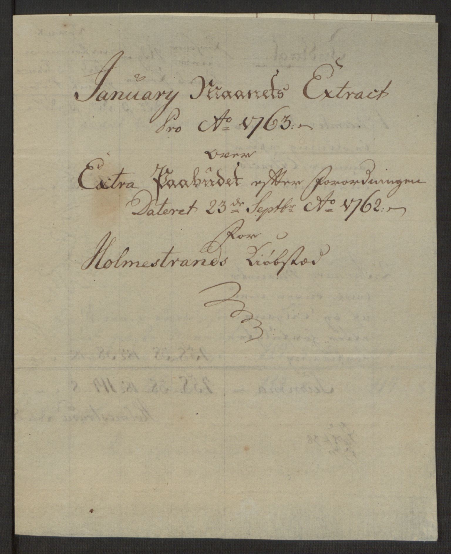 Rentekammeret inntil 1814, Reviderte regnskaper, Byregnskaper, AV/RA-EA-4066/R/Rh/L0163/0001: [H4] Kontribusjonsregnskap / Ekstraskatt, Holmestrand, 1762-1772, p. 89