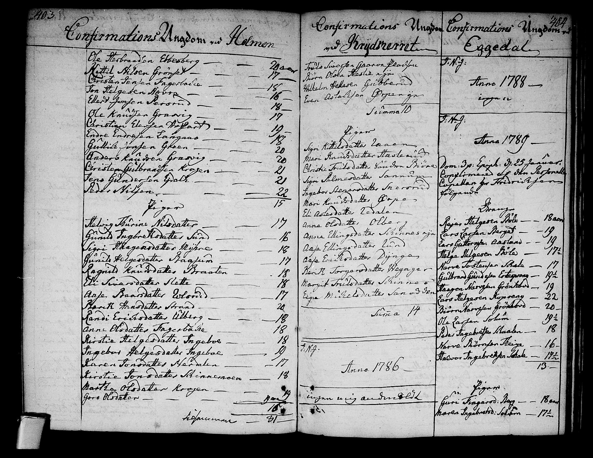 Sigdal kirkebøker, AV/SAKO-A-245/F/Fa/L0002: Parish register (official) no. I 2, 1778-1792, p. 403-404