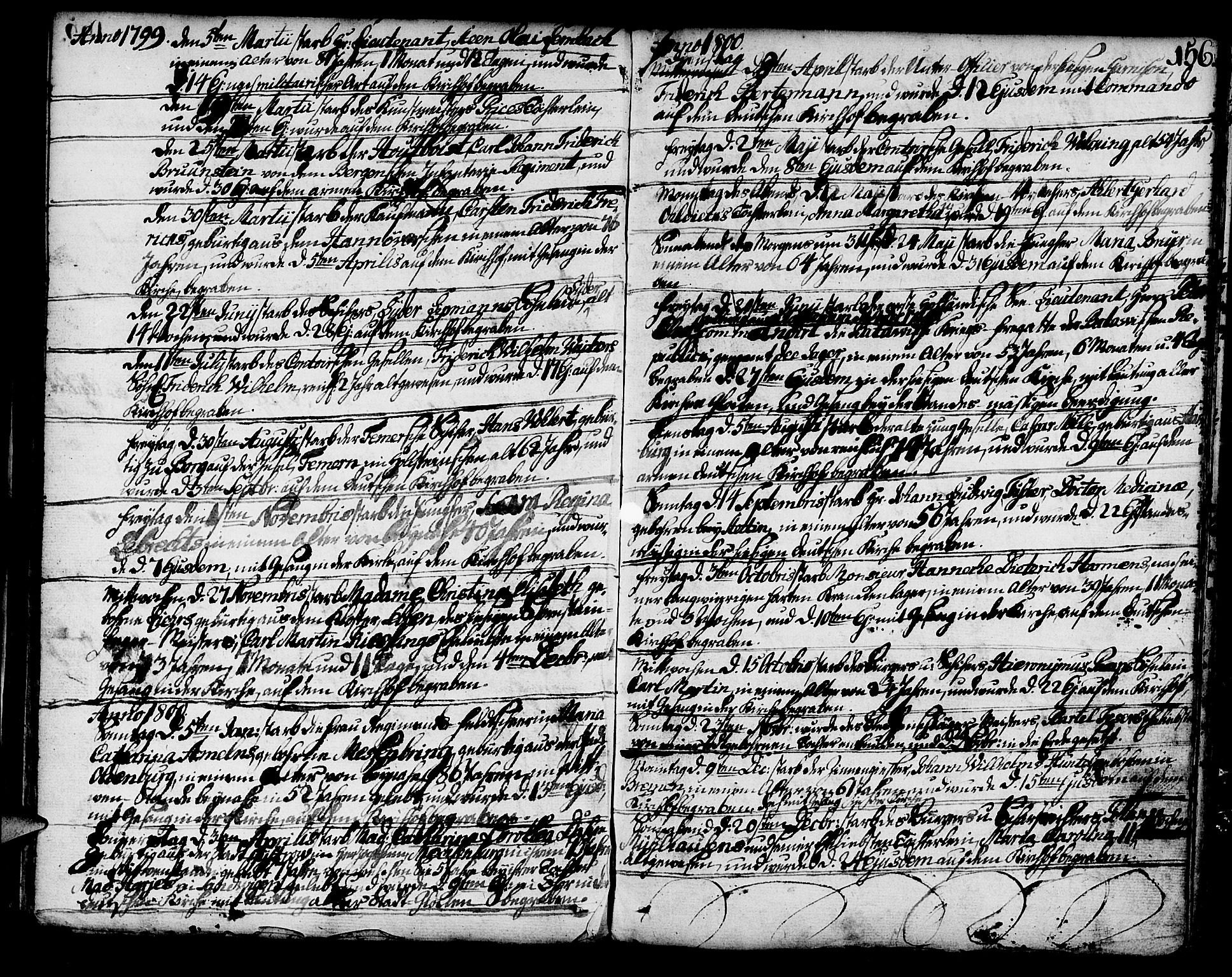 Mariakirken Sokneprestembete, SAB/A-76901/H/Haa/L0003: Parish register (official) no. A 3, 1786-1815, p. 156