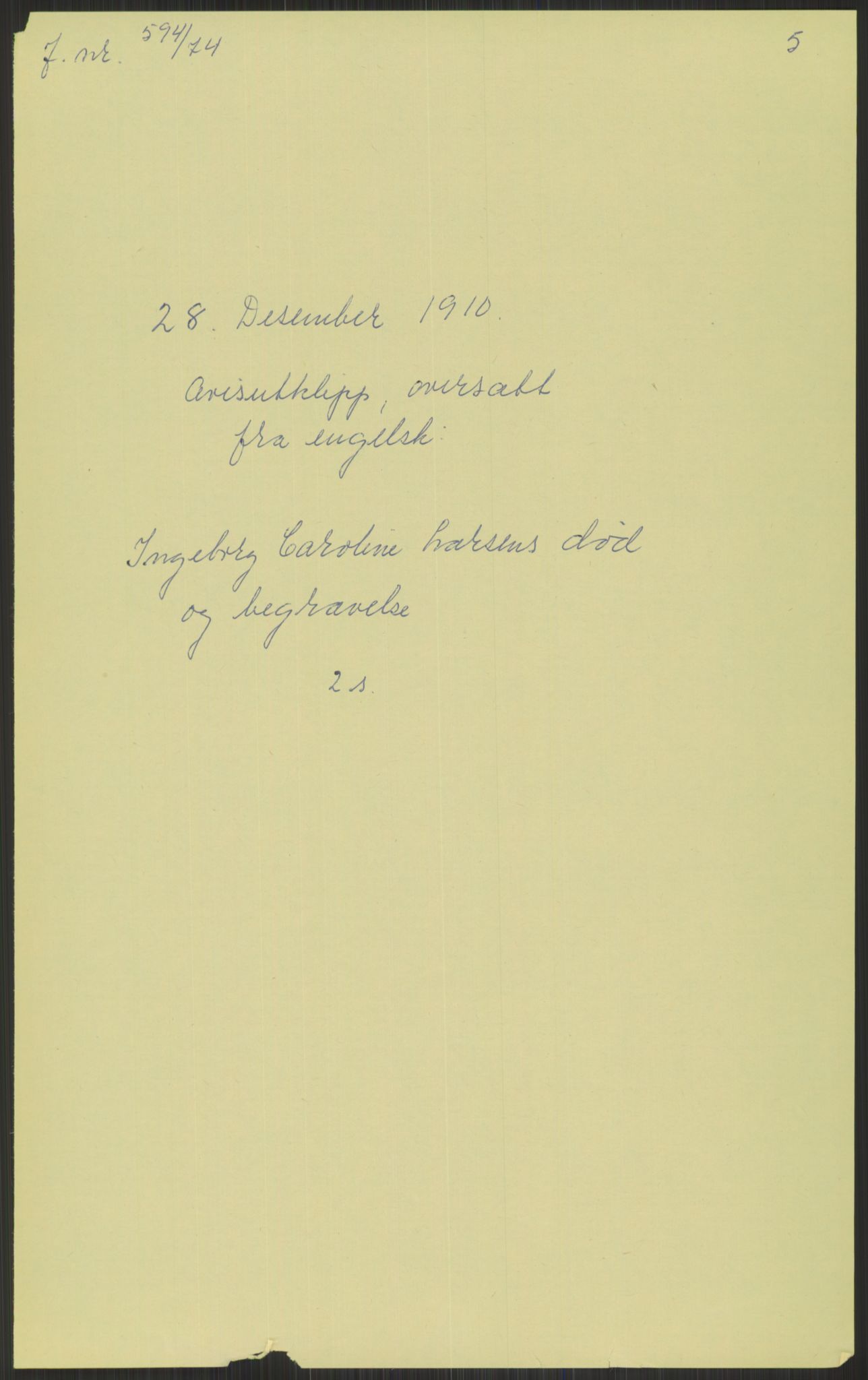 Samlinger til kildeutgivelse, Amerikabrevene, RA/EA-4057/F/L0033: Innlån fra Sogn og Fjordane. Innlån fra Møre og Romsdal, 1838-1914, p. 59