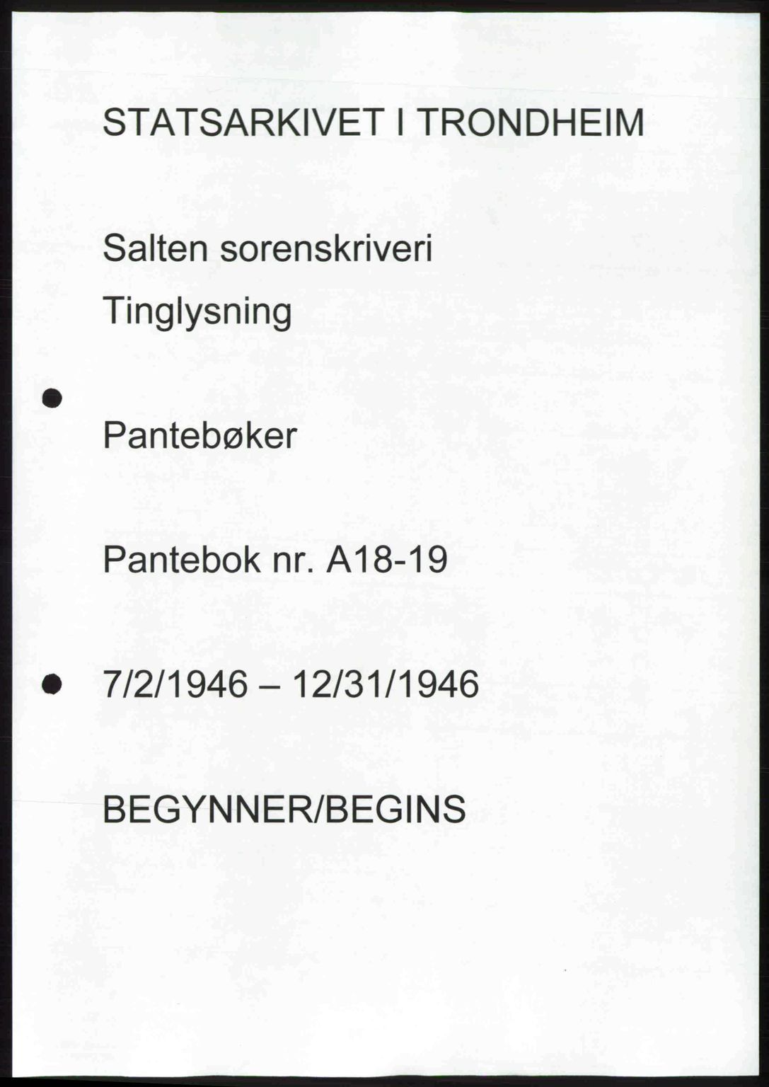 Salten sorenskriveri, SAT/A-4578/1/2/2C: Mortgage book no. A18-19, 1946-1946, Deed date: 02.07.1946