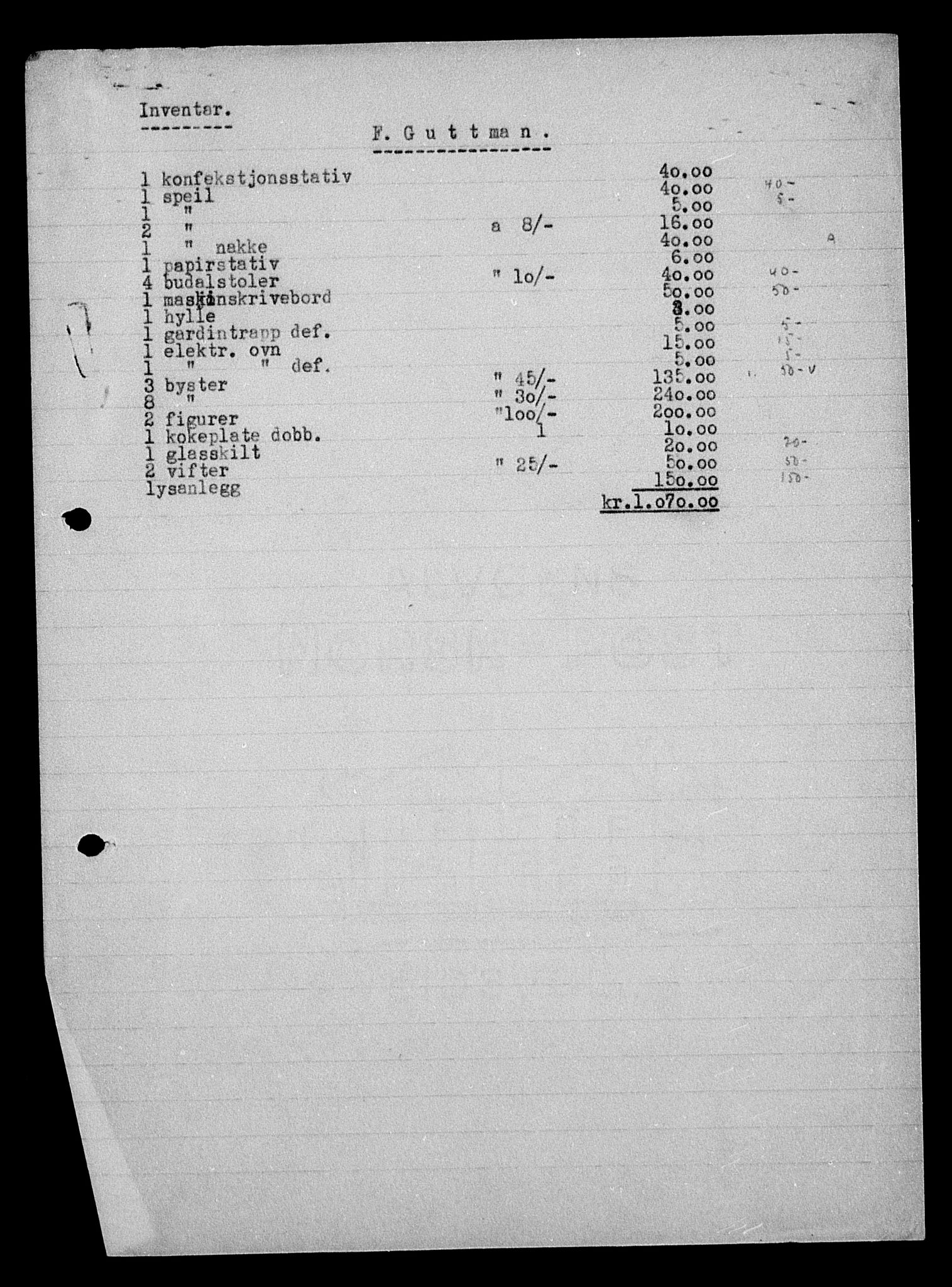 Justisdepartementet, Tilbakeføringskontoret for inndratte formuer, AV/RA-S-1564/H/Hc/Hca/L0896: --, 1945-1947, p. 23