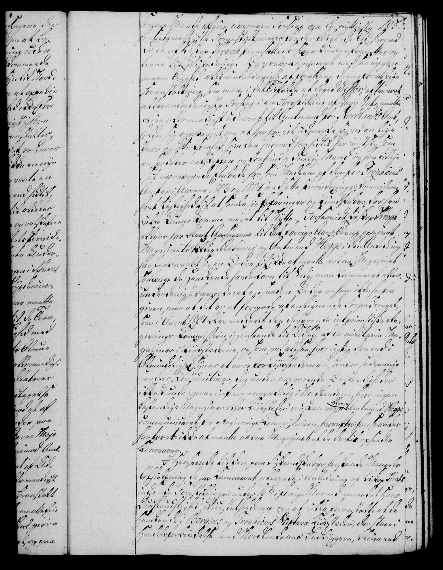 Rentekammeret, Kammerkanselliet, AV/RA-EA-3111/G/Gg/Gga/L0020: Norsk ekspedisjonsprotokoll med register (merket RK 53.20), 1811-1814, p. 105