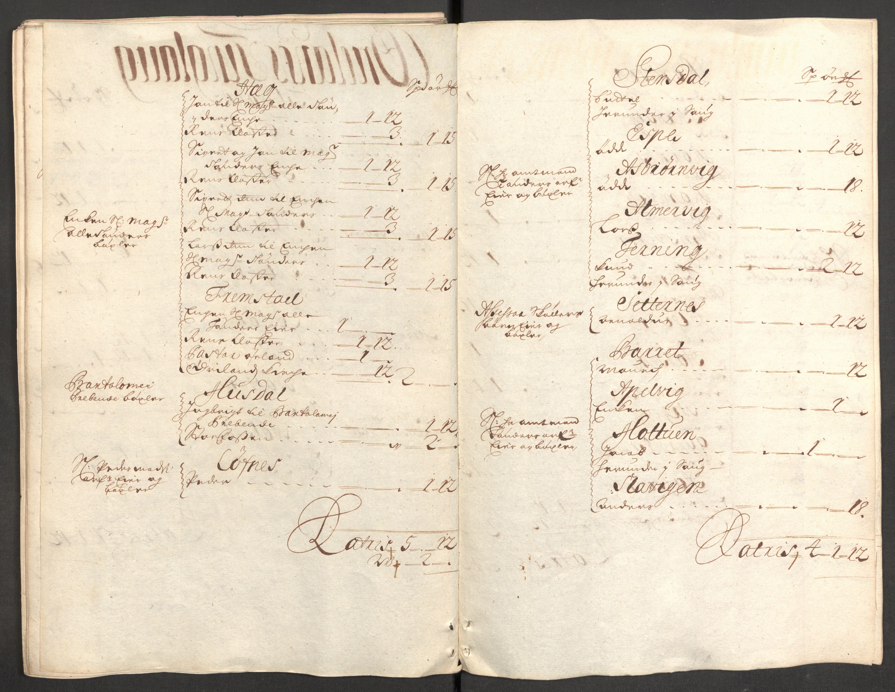 Rentekammeret inntil 1814, Reviderte regnskaper, Fogderegnskap, AV/RA-EA-4092/R57/L3853: Fogderegnskap Fosen, 1698-1699, p. 287