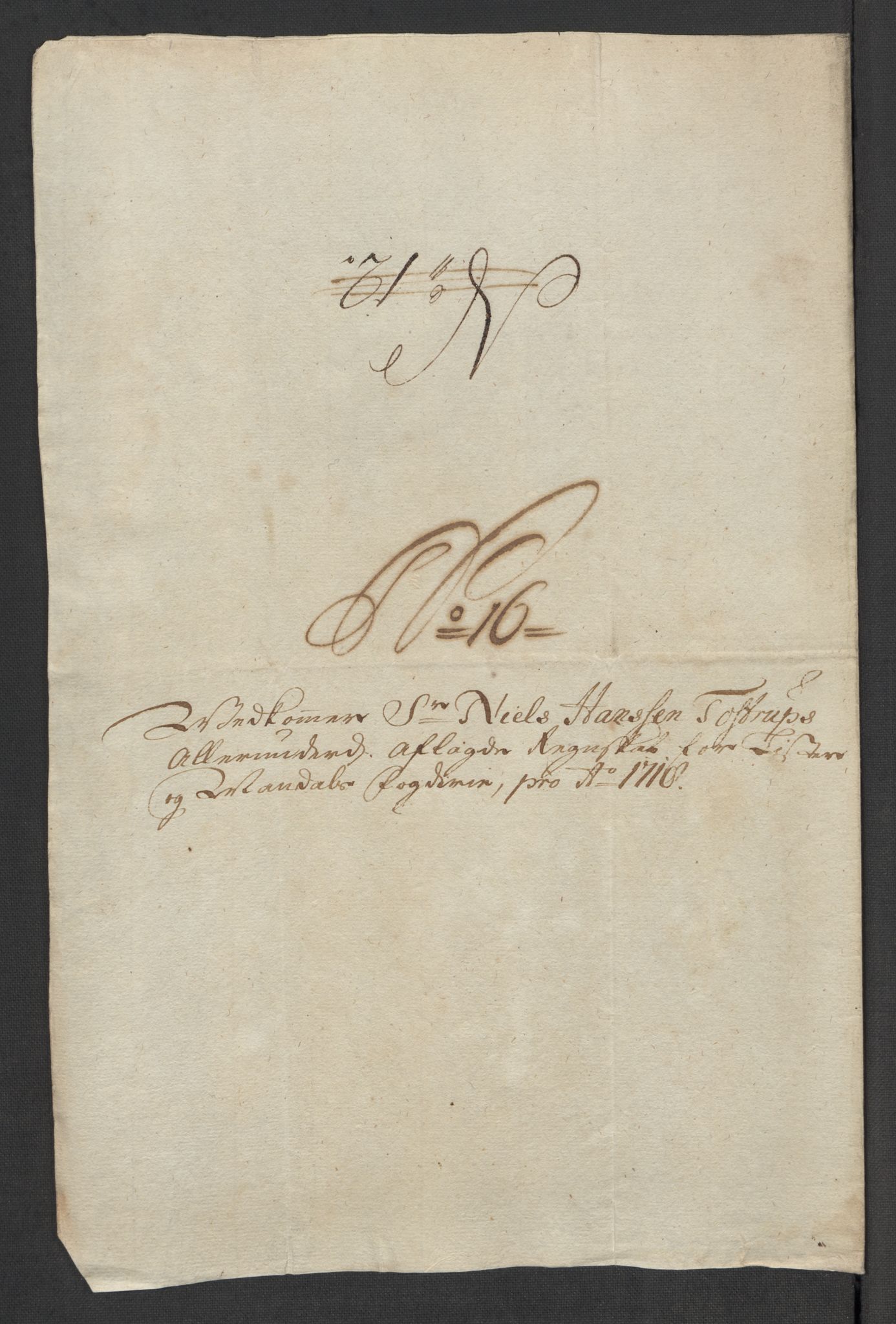 Rentekammeret inntil 1814, Reviderte regnskaper, Fogderegnskap, RA/EA-4092/R43/L2563: Fogderegnskap Lista og Mandal, 1718, p. 232